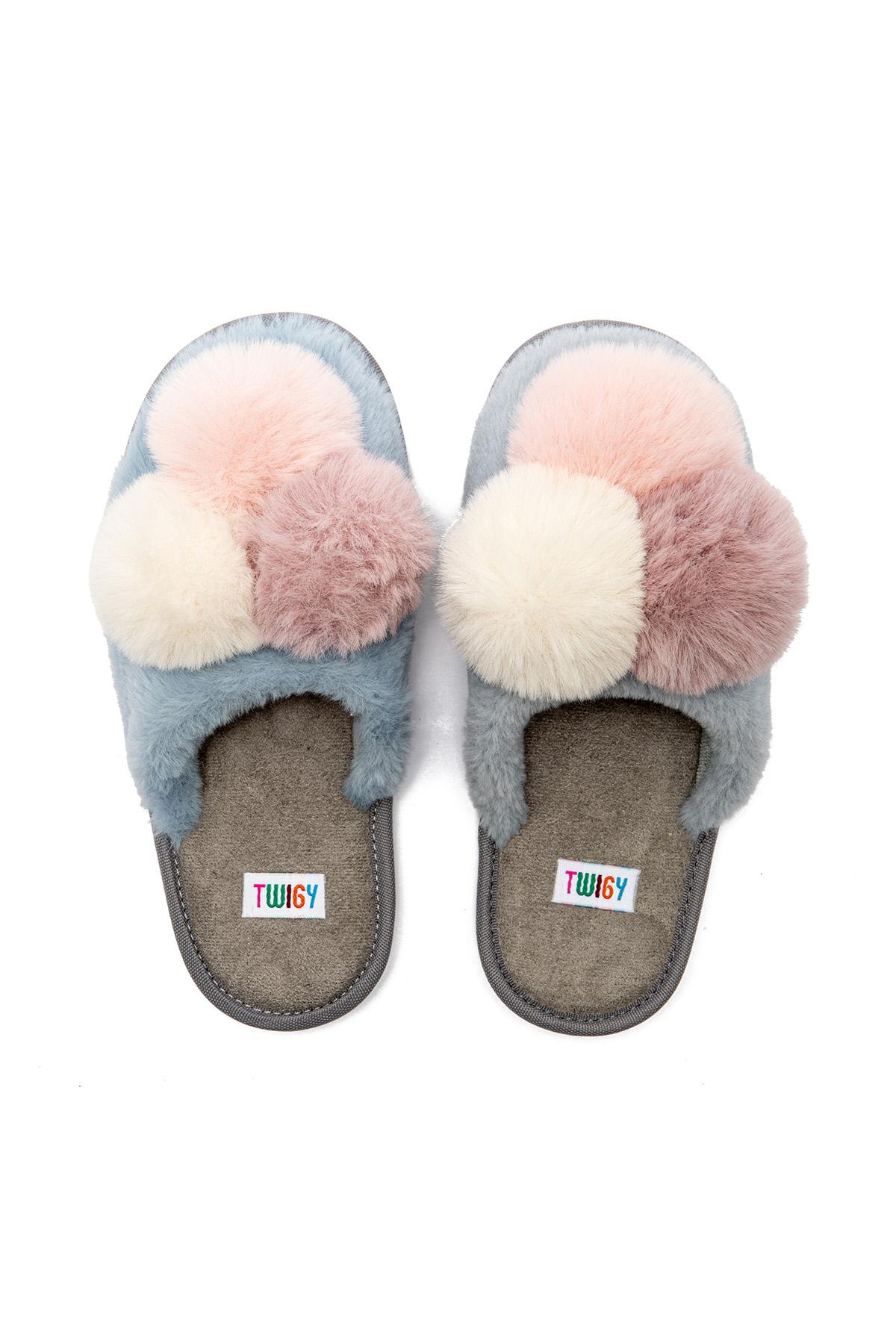 Jess Kadın Ev Terliği Gri 36/41