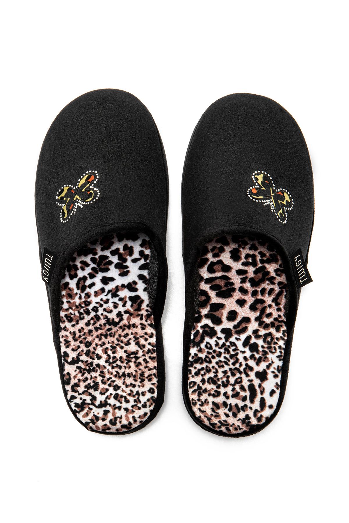 Kelebek Kadın Ev Terliği Siyah 36/40