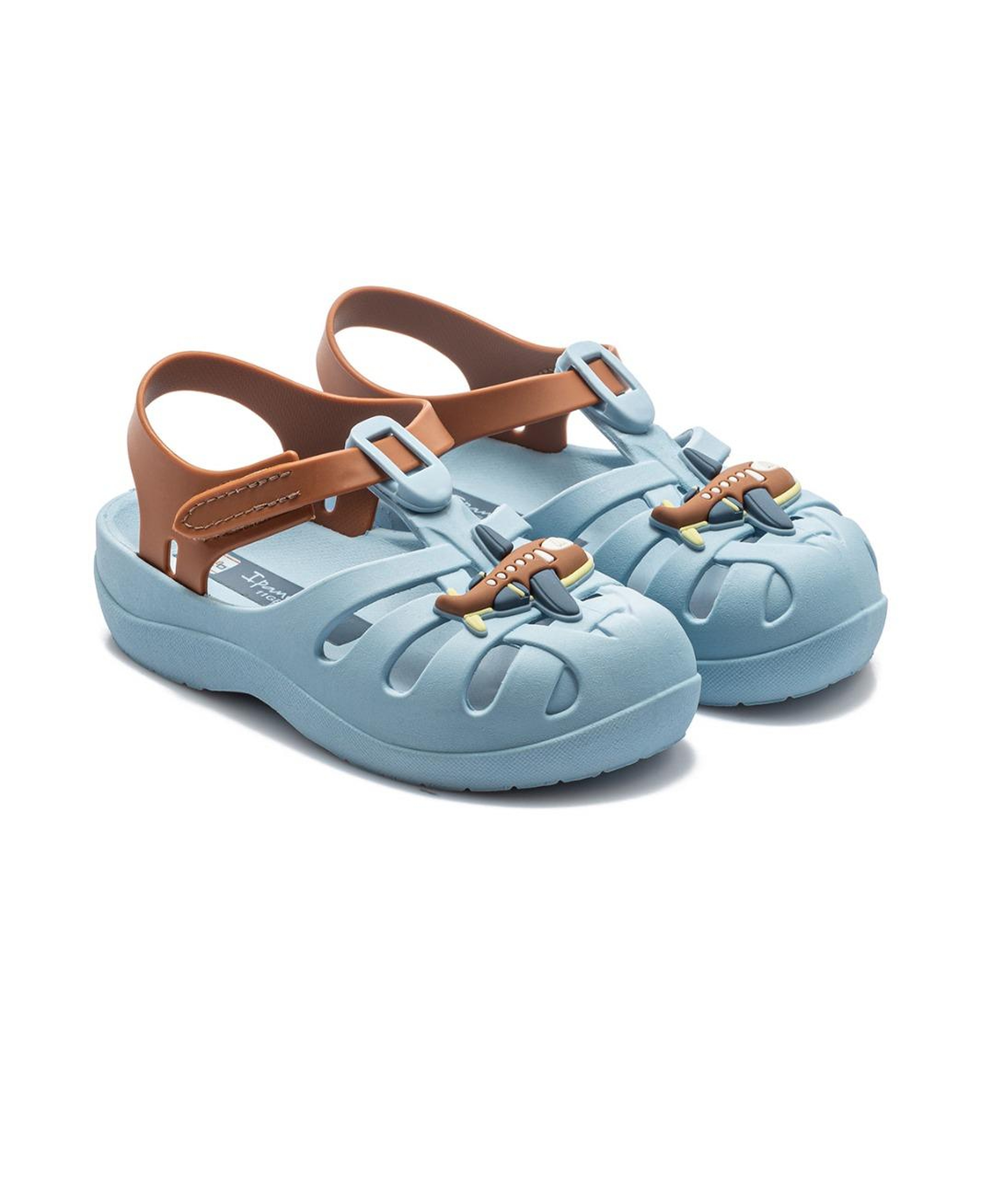 Summer Çocuk Sandalet Açık Mavi-Kahve 19/29