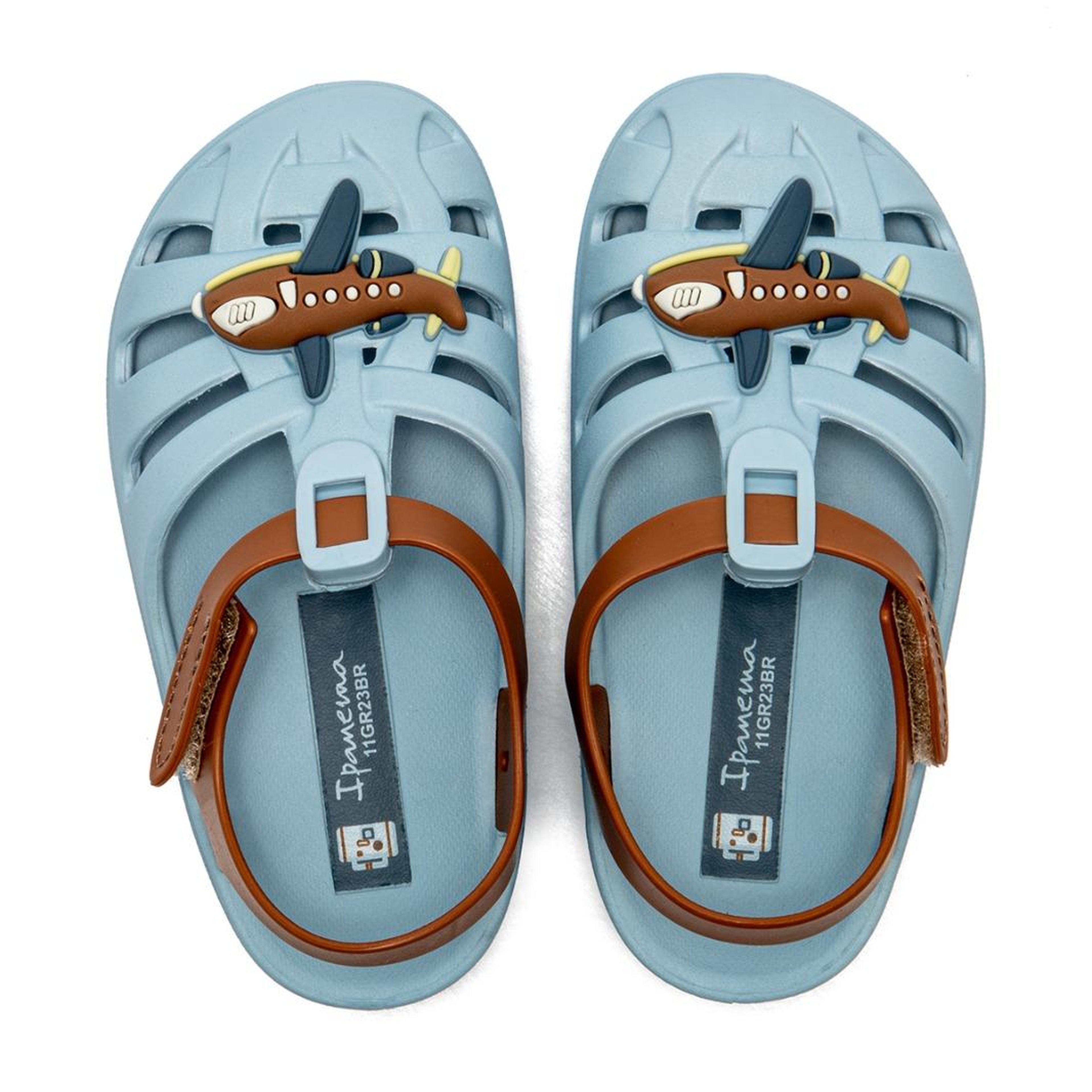 Summer Çocuk Sandalet Açık Mavi-Kahve 19/29