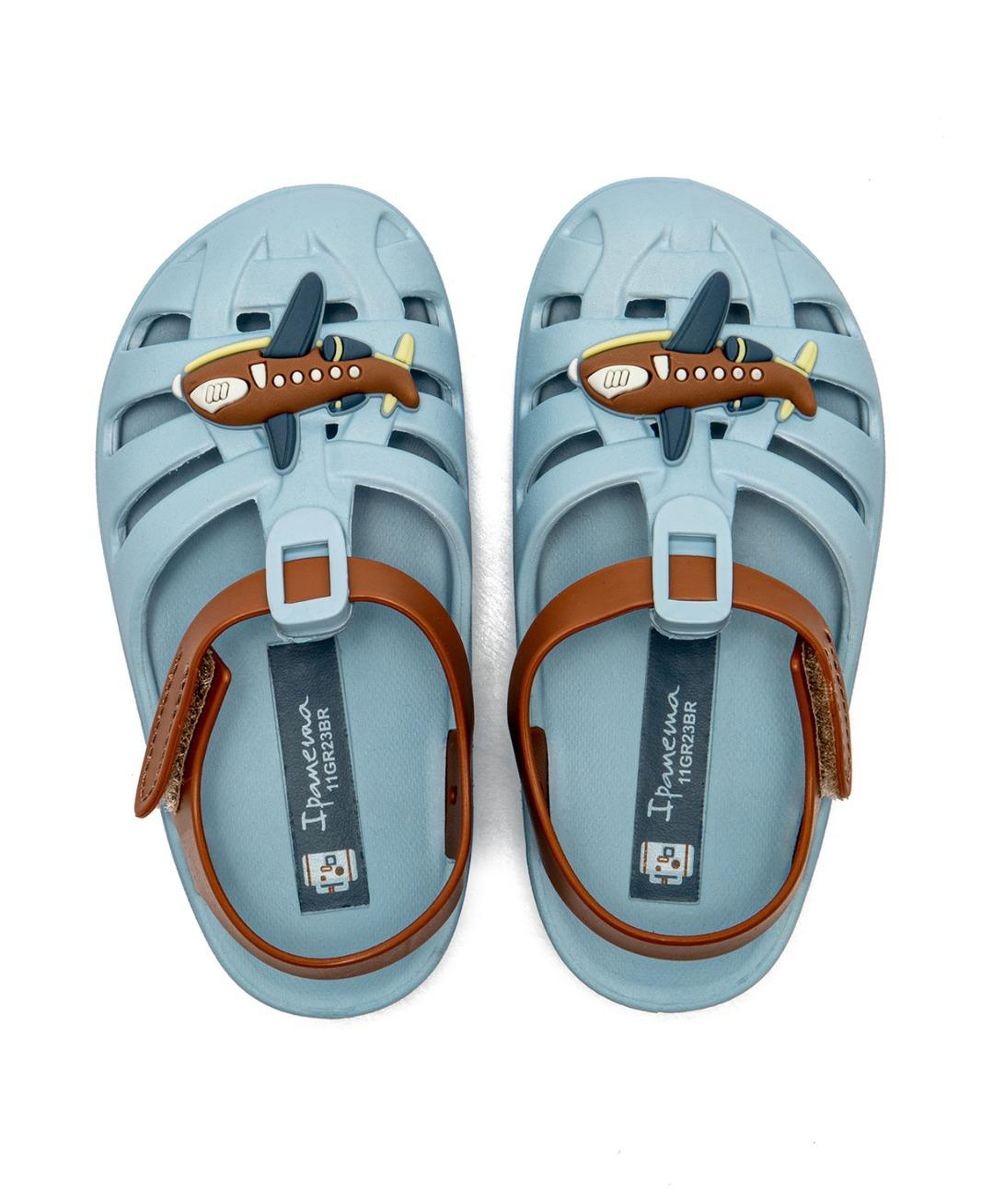 Summer Çocuk Sandalet Açık Mavi-Kahve 19/29