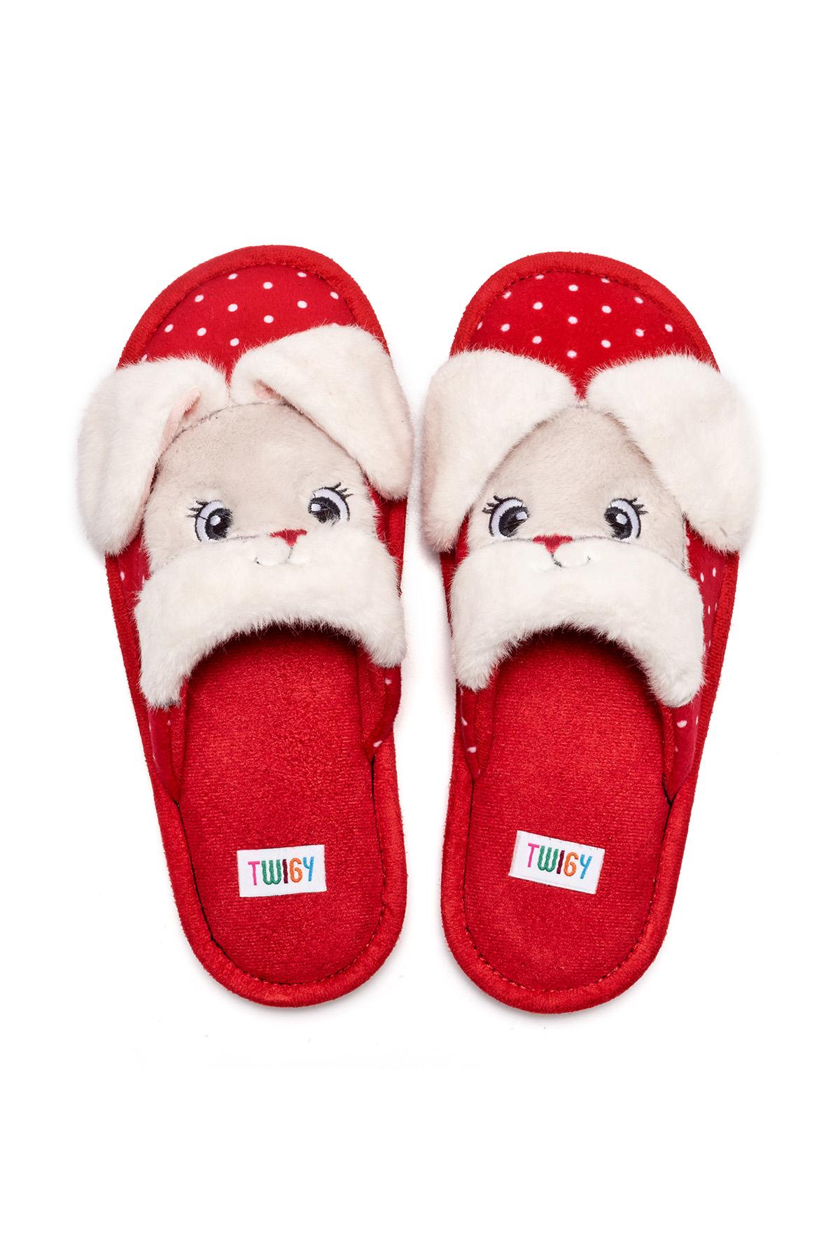 Bunny Kadın Ev Terliği Kırmızı 36/41