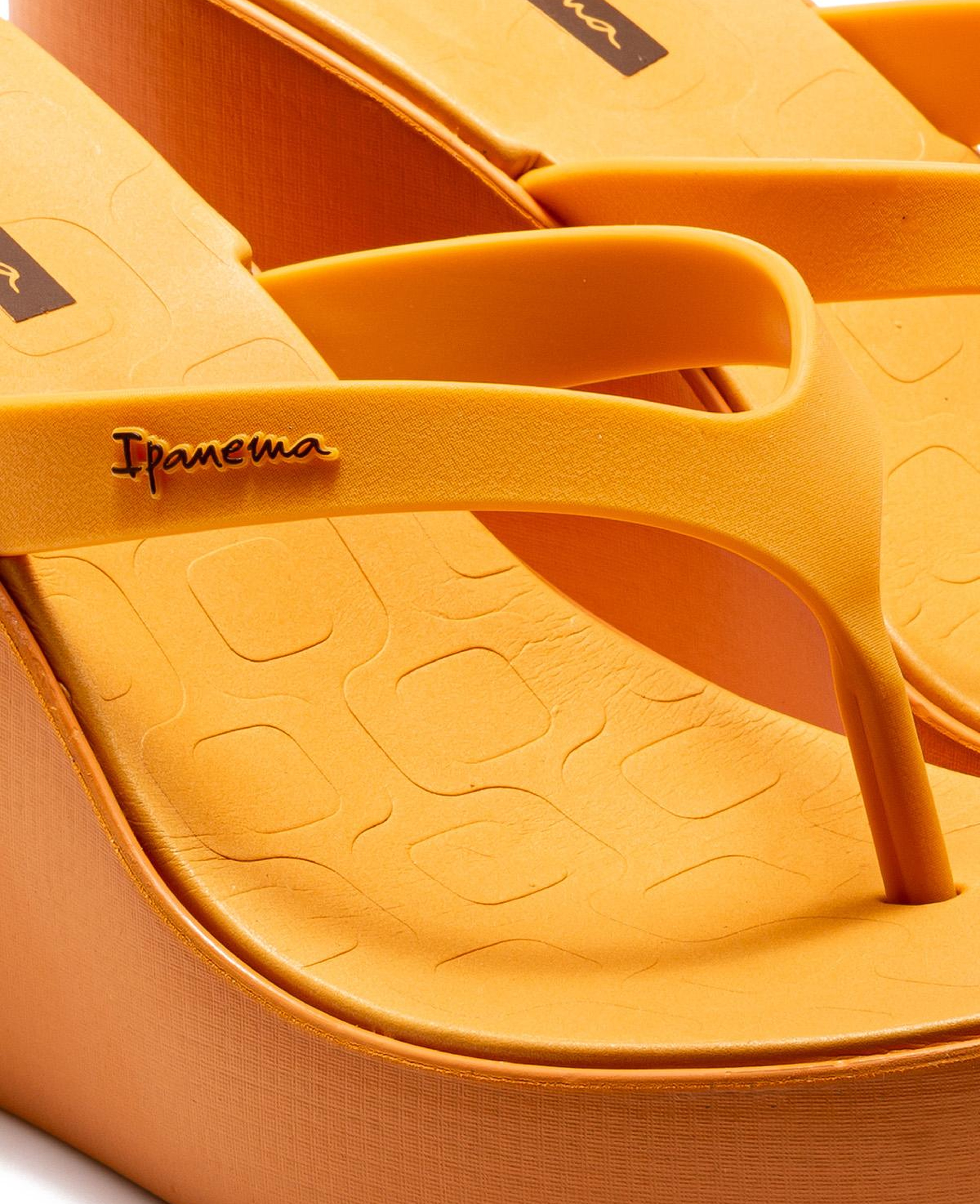 High Fashion Fem Topuklu Kadın Parmak Arası Terlik Sarı 35/40