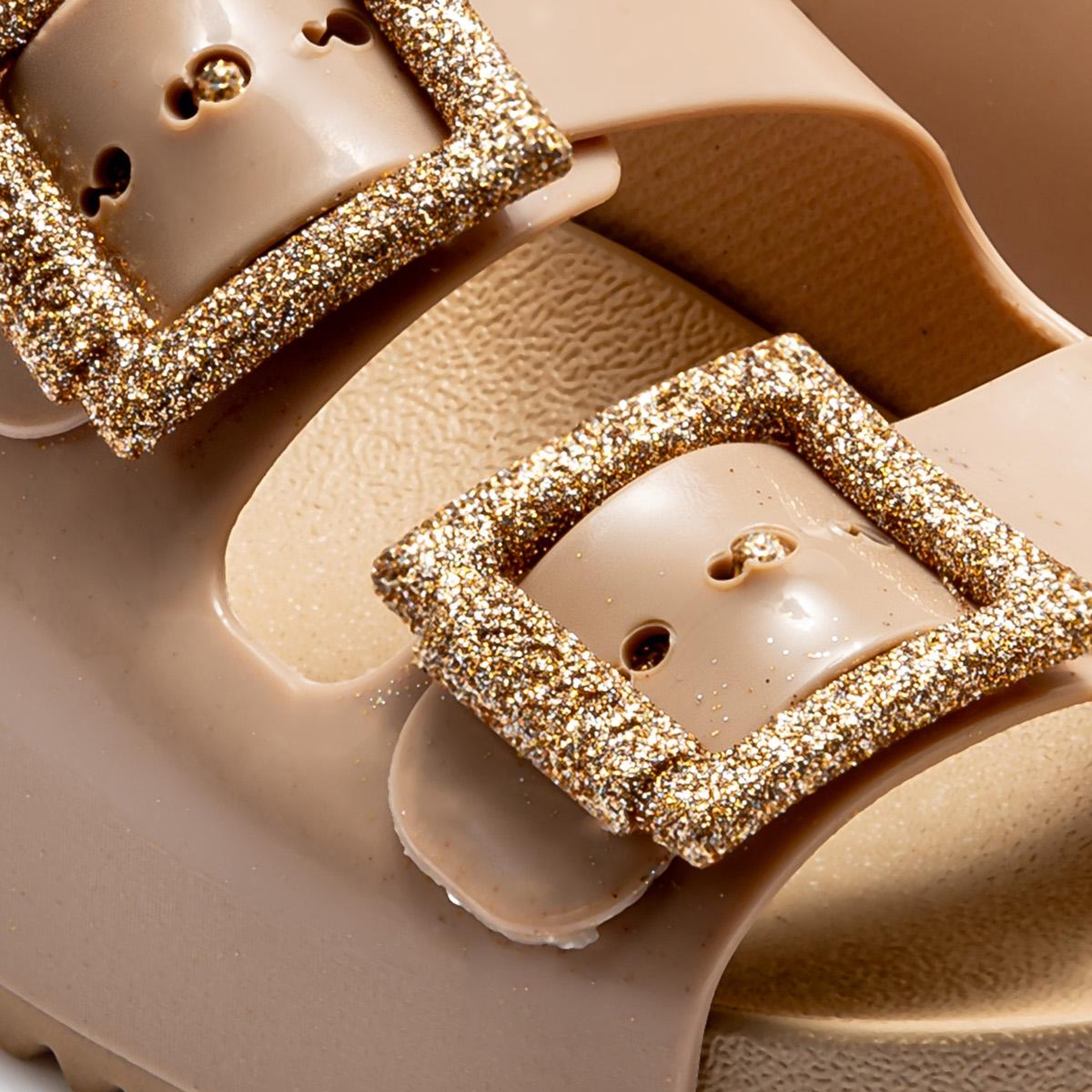 Partner New Çift Bantlı Kadın Terlik Bej 35/42