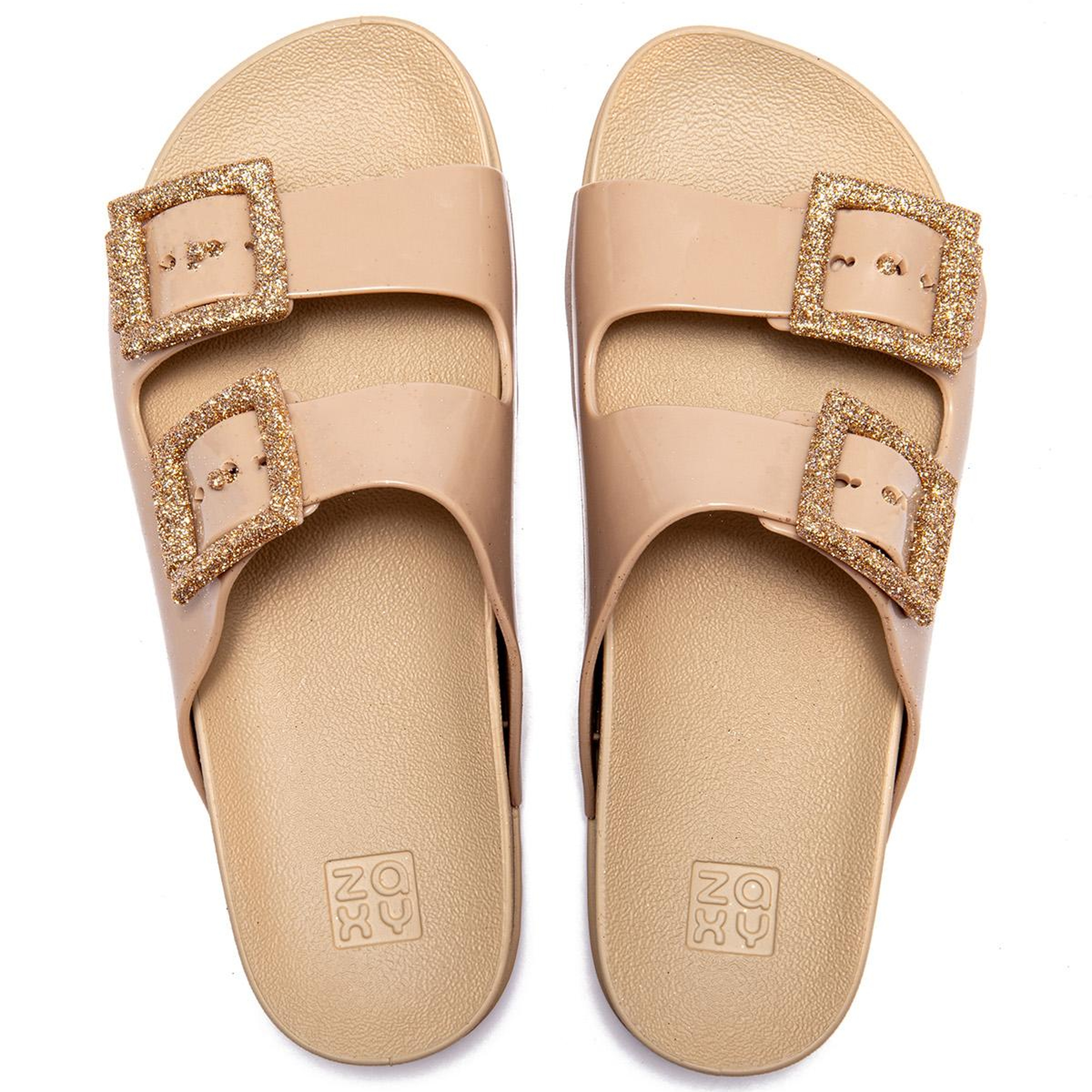 Partner New Çift Bantlı Kadın Terlik Bej 35/42