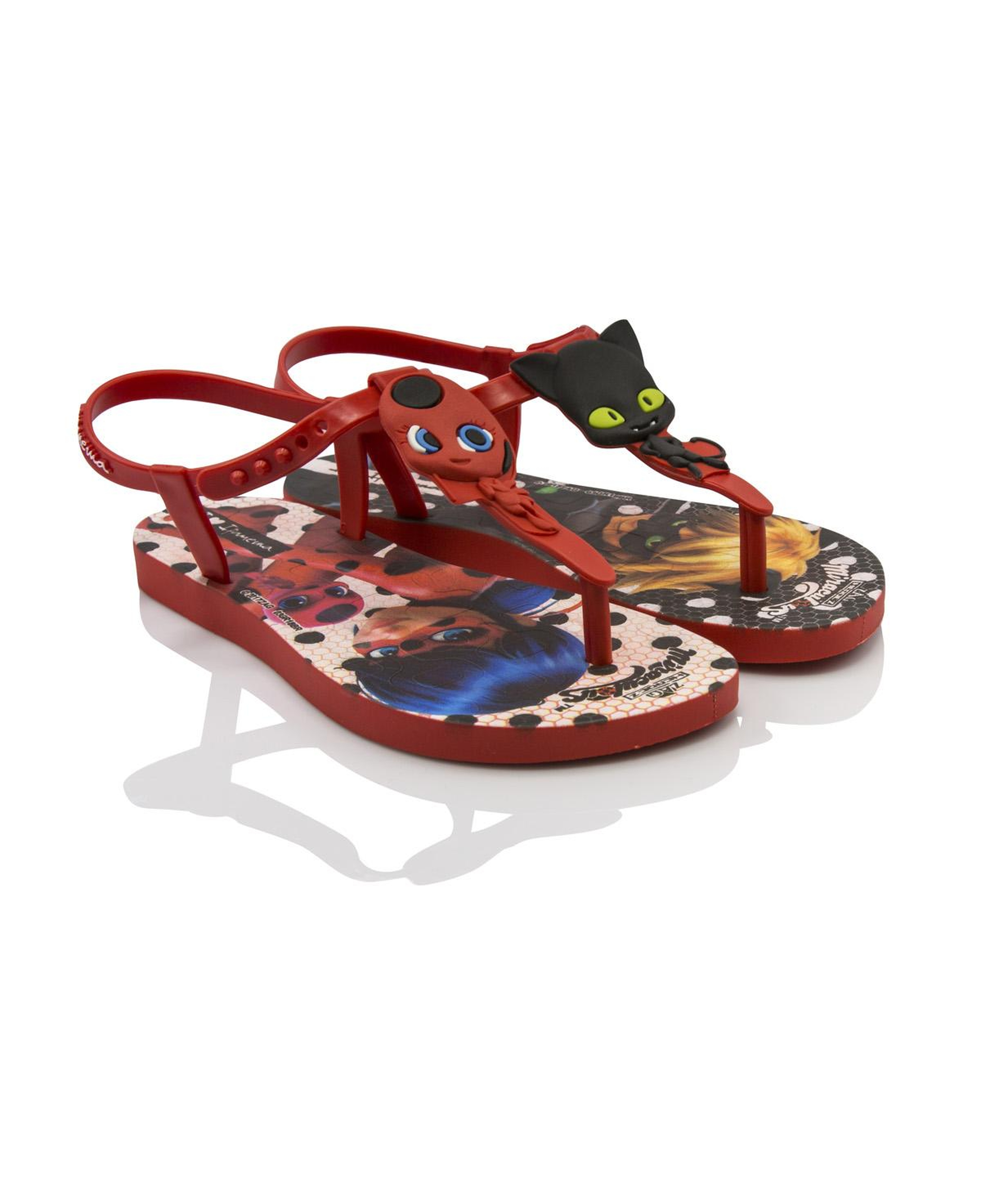 Ladybug Çocuk Sandalet Kırmızı/Siyah 30/35