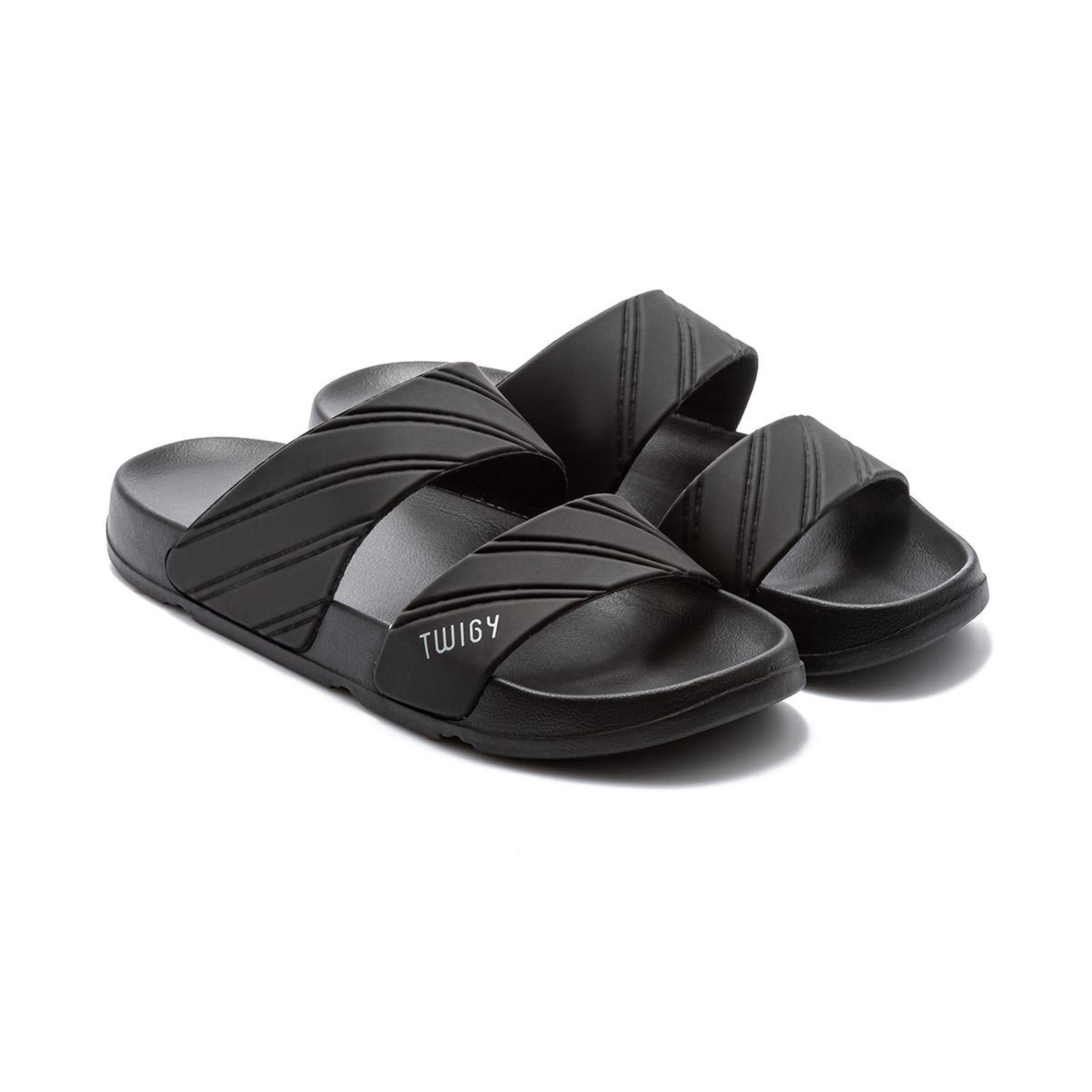 Kevin Çizgili Erkek Terlik Siyah 40/45