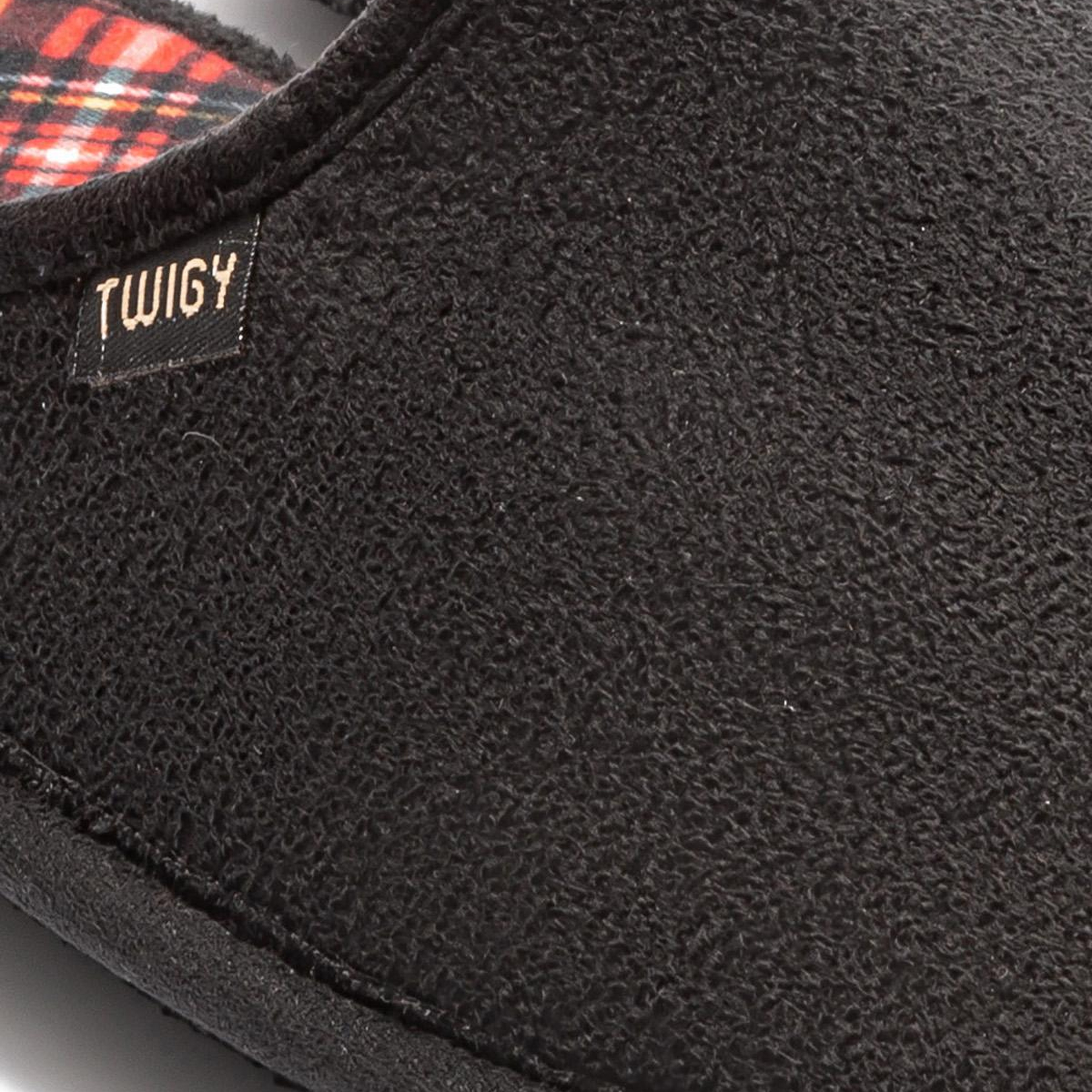 Ekose Erkek Ev Terliği Siyah-Kırmızı 41/46