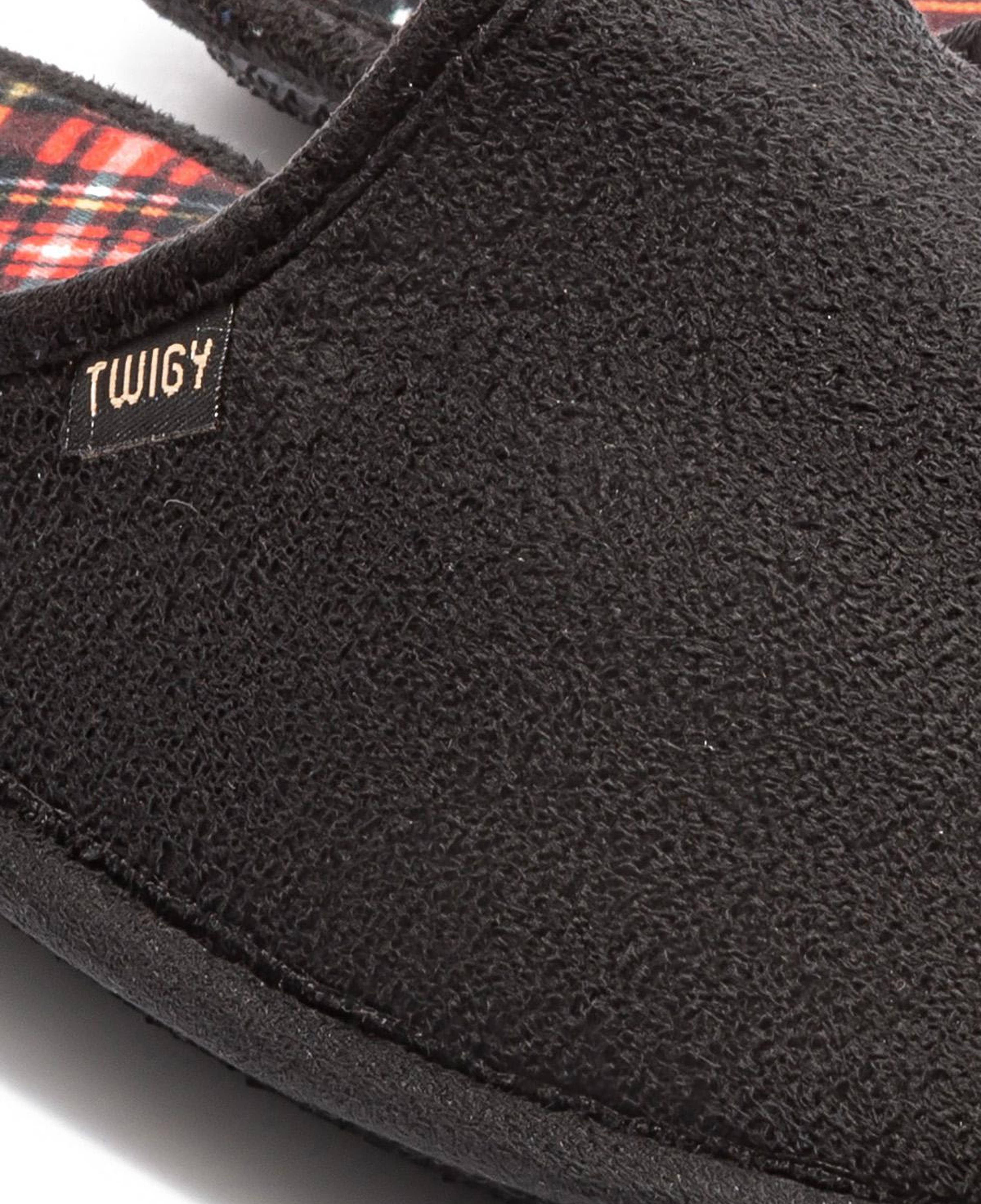 Ekose Erkek Ev Terliği Siyah-Kırmızı 41/46