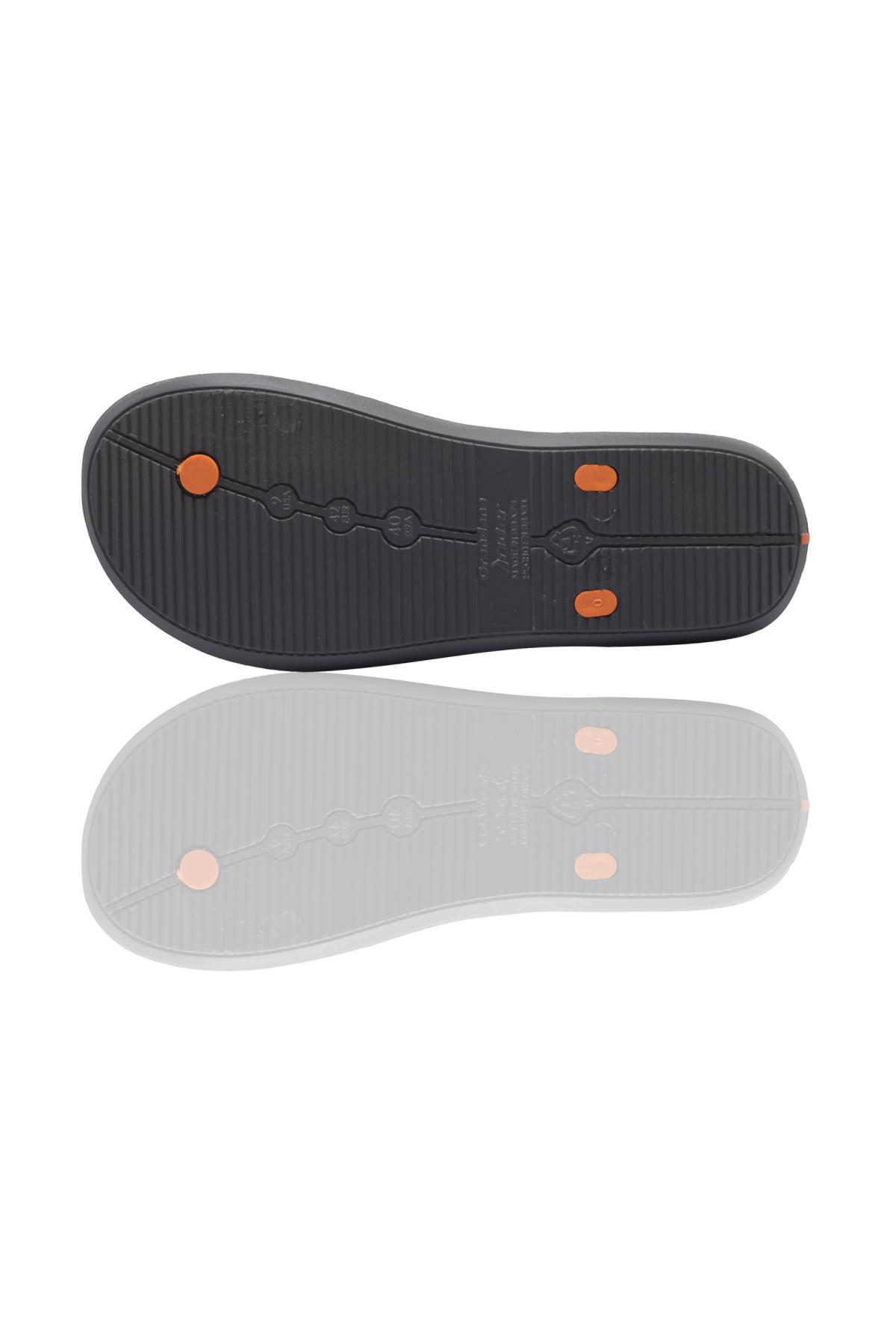 Energy Erkek Parmak Arası Terlik Siyah Turuncu 39/46