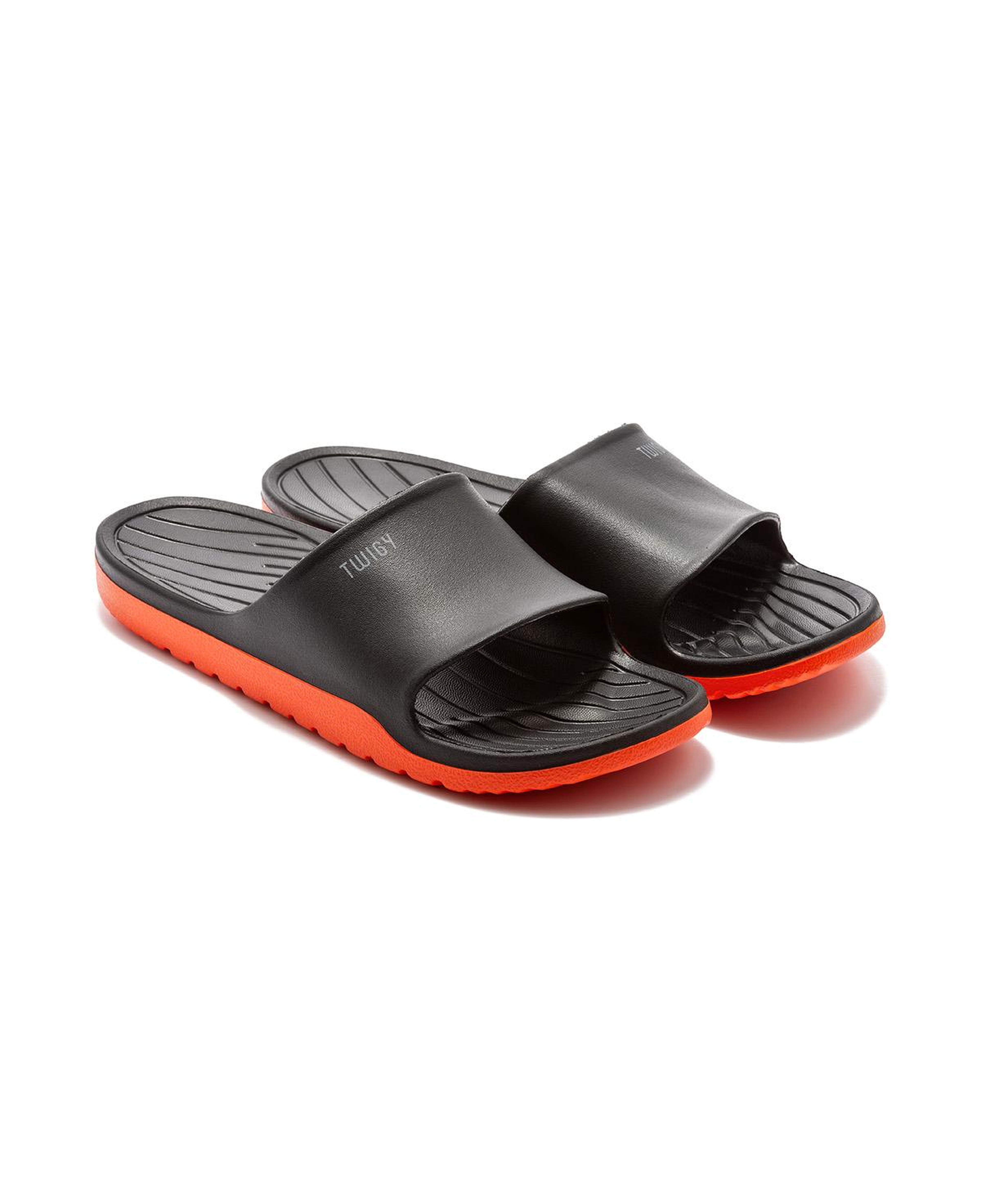 Demba Erkek Terlik Siyah Turuncu 40/45