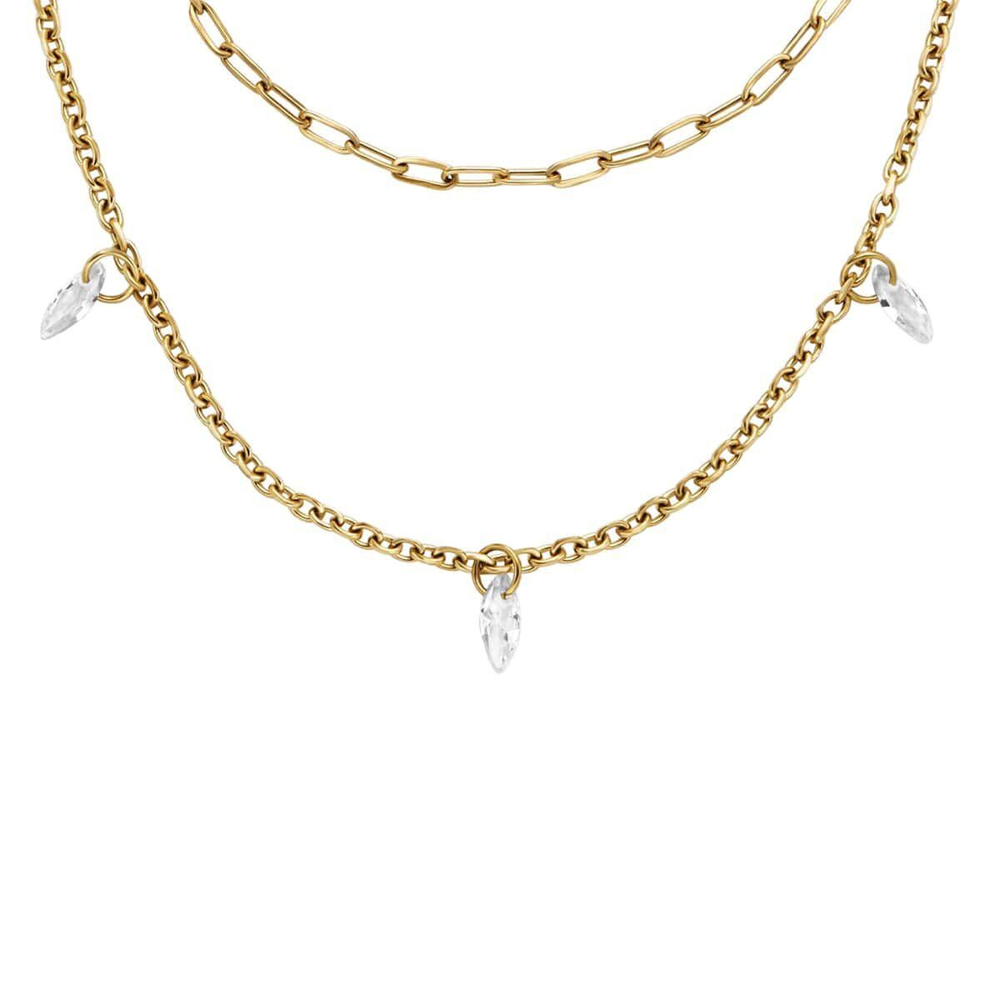 Fossil JF04894-710 Kadın Kolye