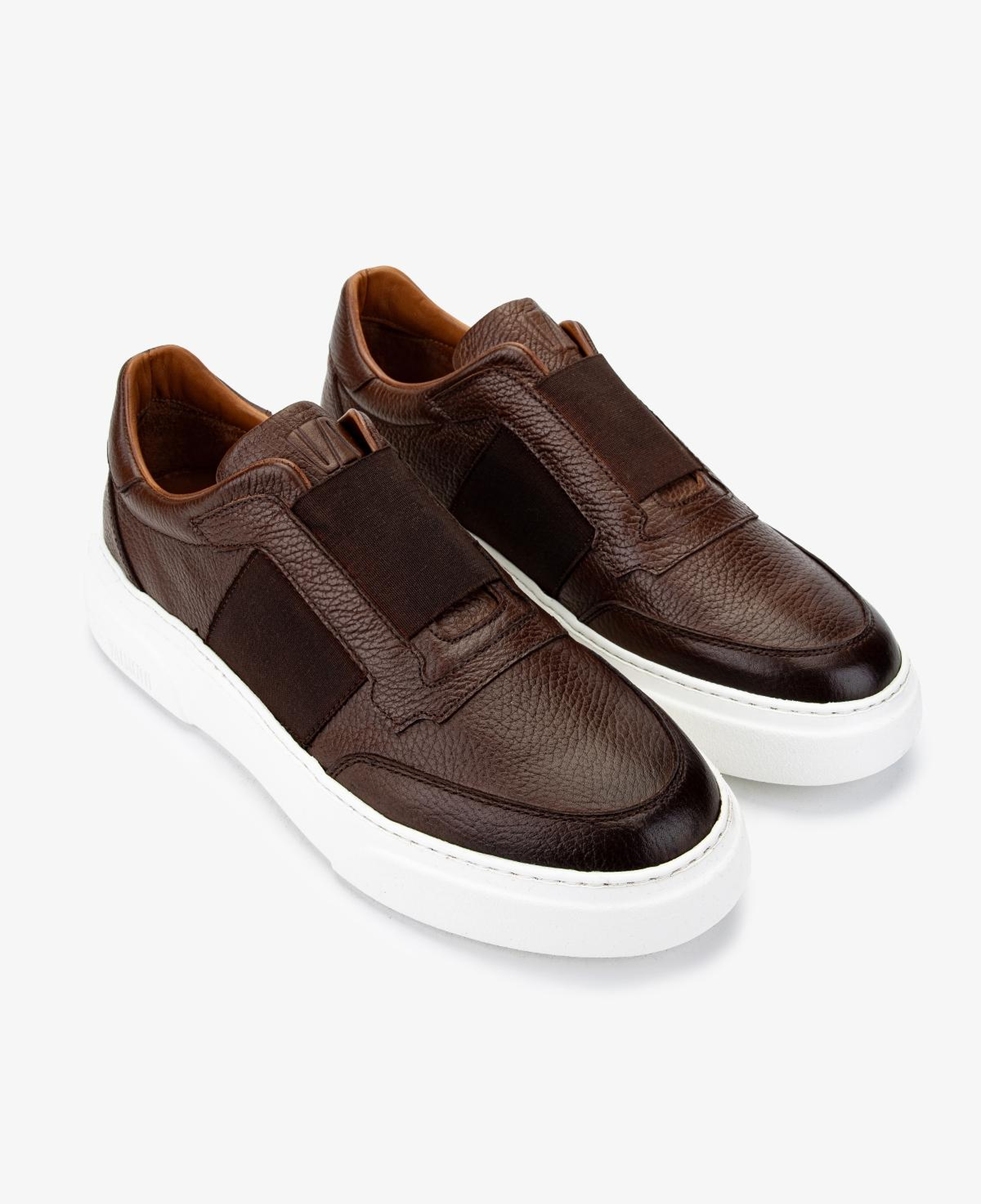 Valmenti Erkek Hakiki Deri Kahverengi Sneakers & Spor Ayakkabı