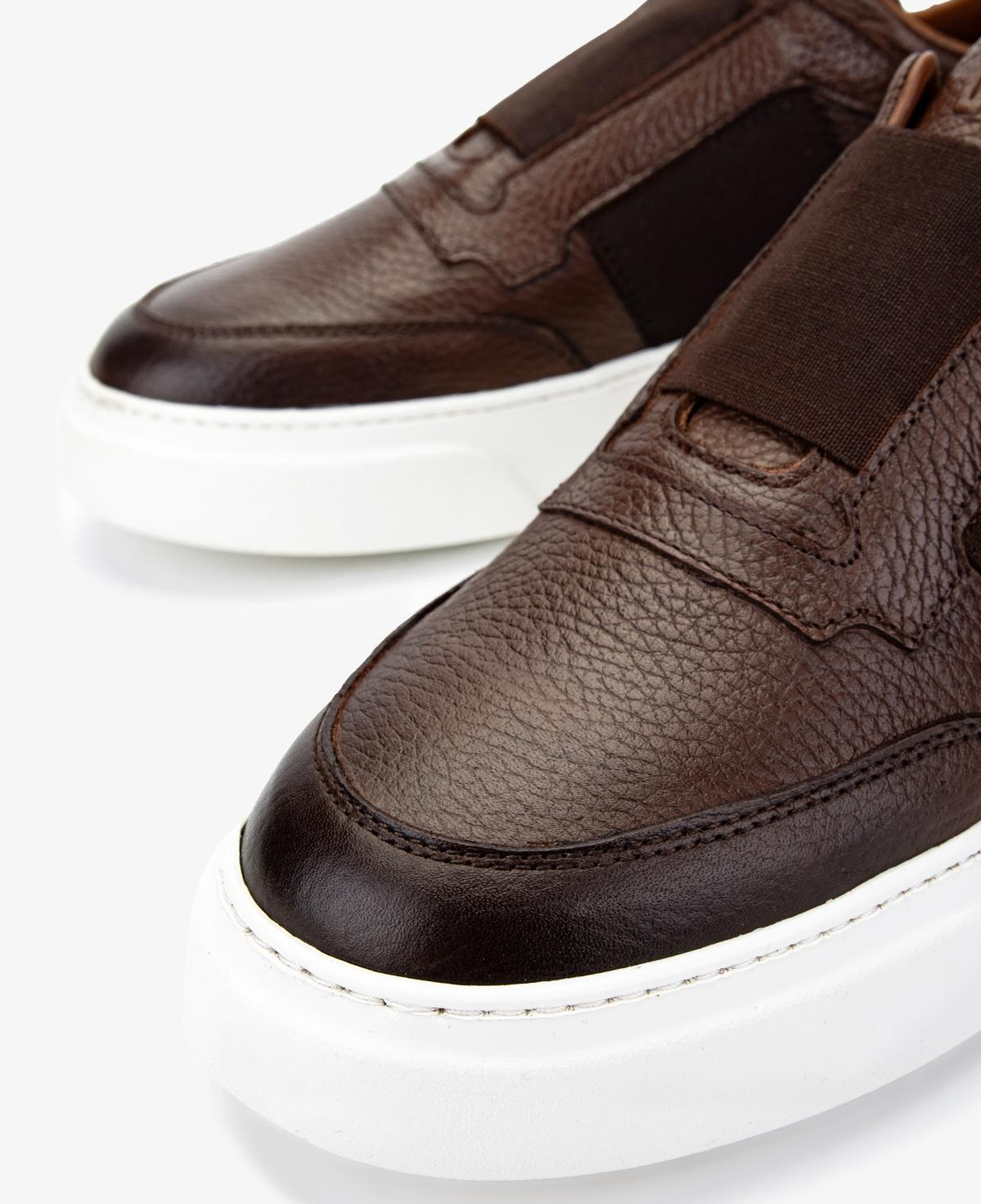 Valmenti Erkek Hakiki Deri Kahverengi Sneakers & Spor Ayakkabı