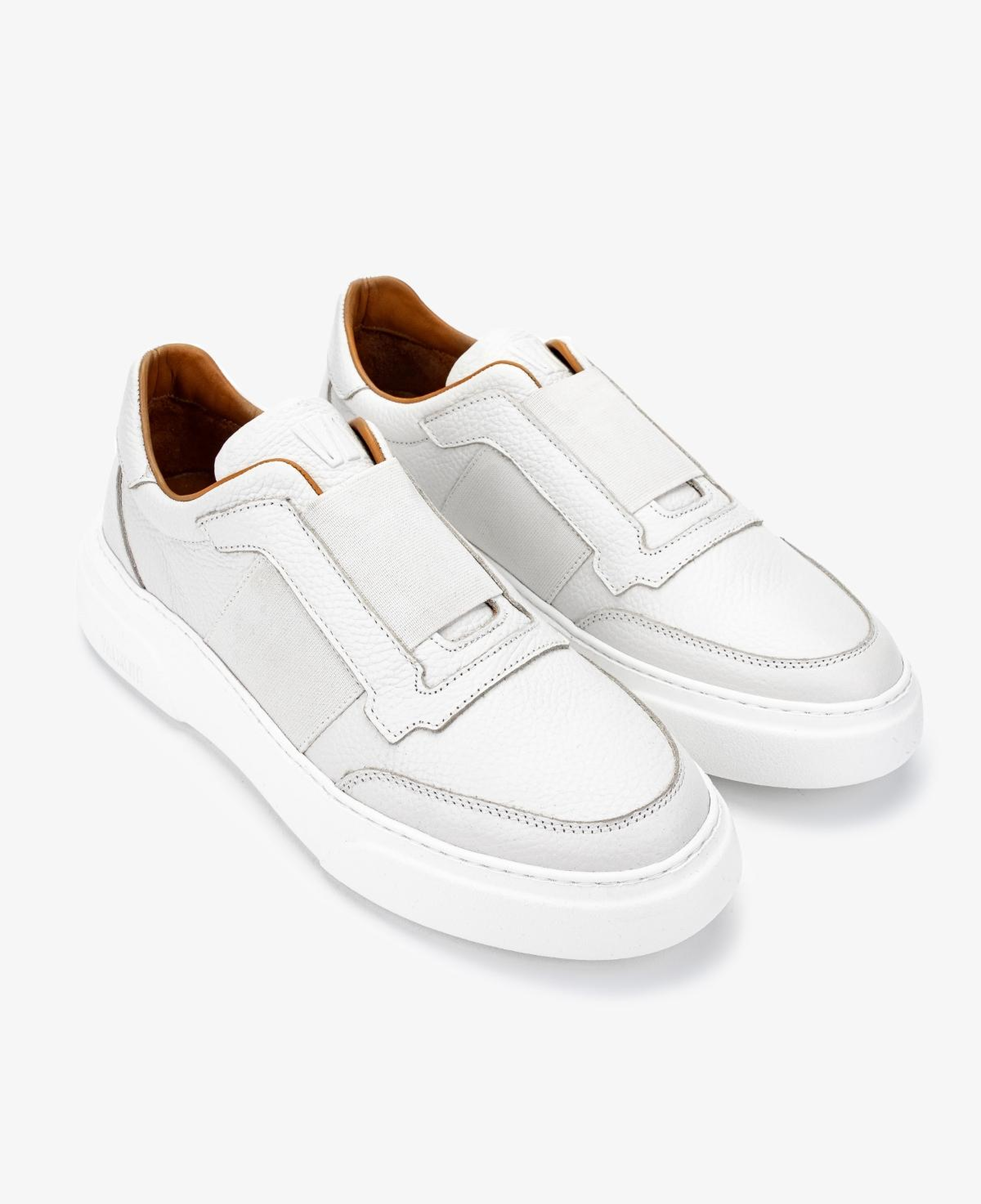 Valmenti Erkek Hakiki Deri Beyaz Sneakers & Spor Ayakkabı