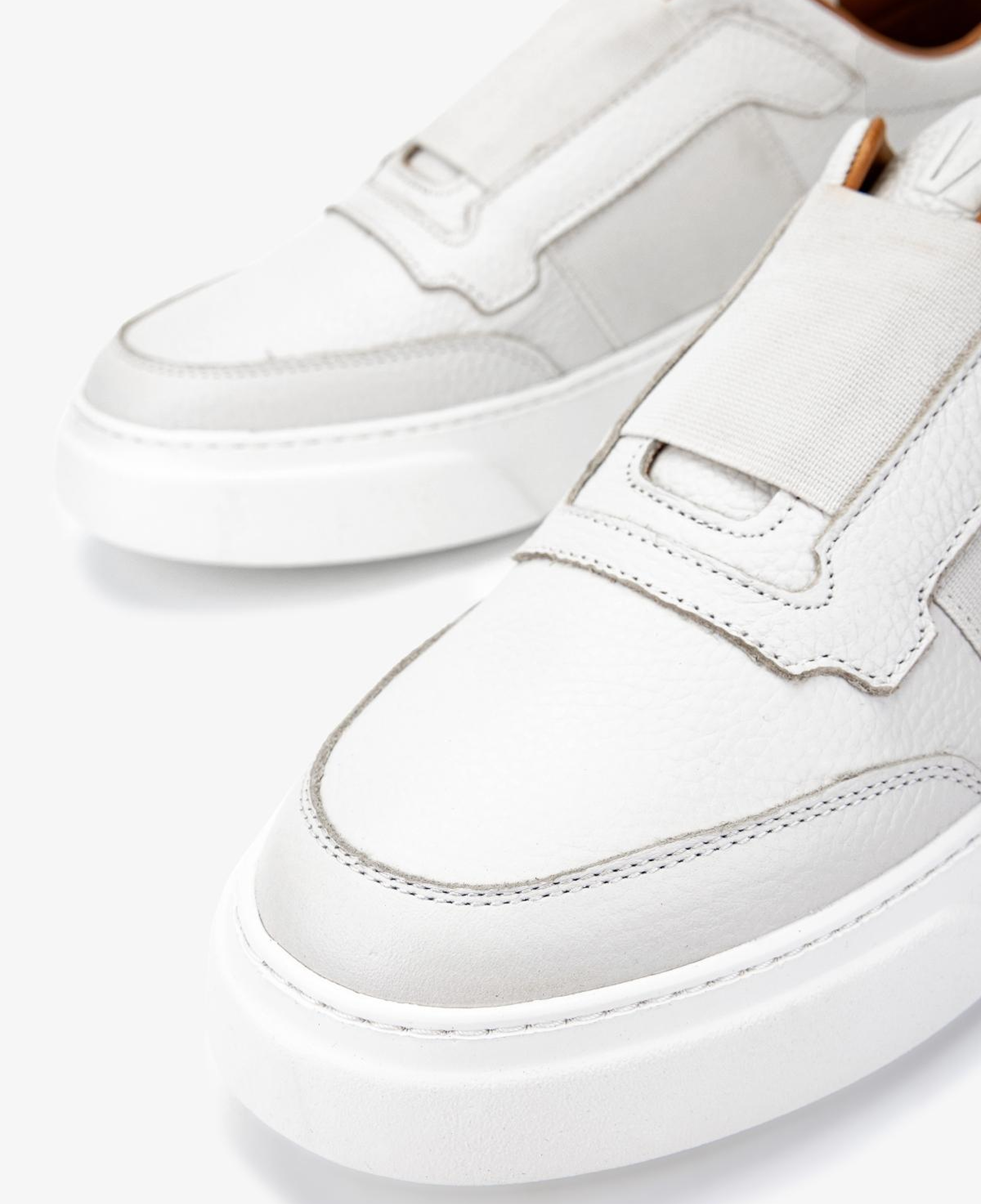 Valmenti Erkek Hakiki Deri Beyaz Sneakers & Spor Ayakkabı