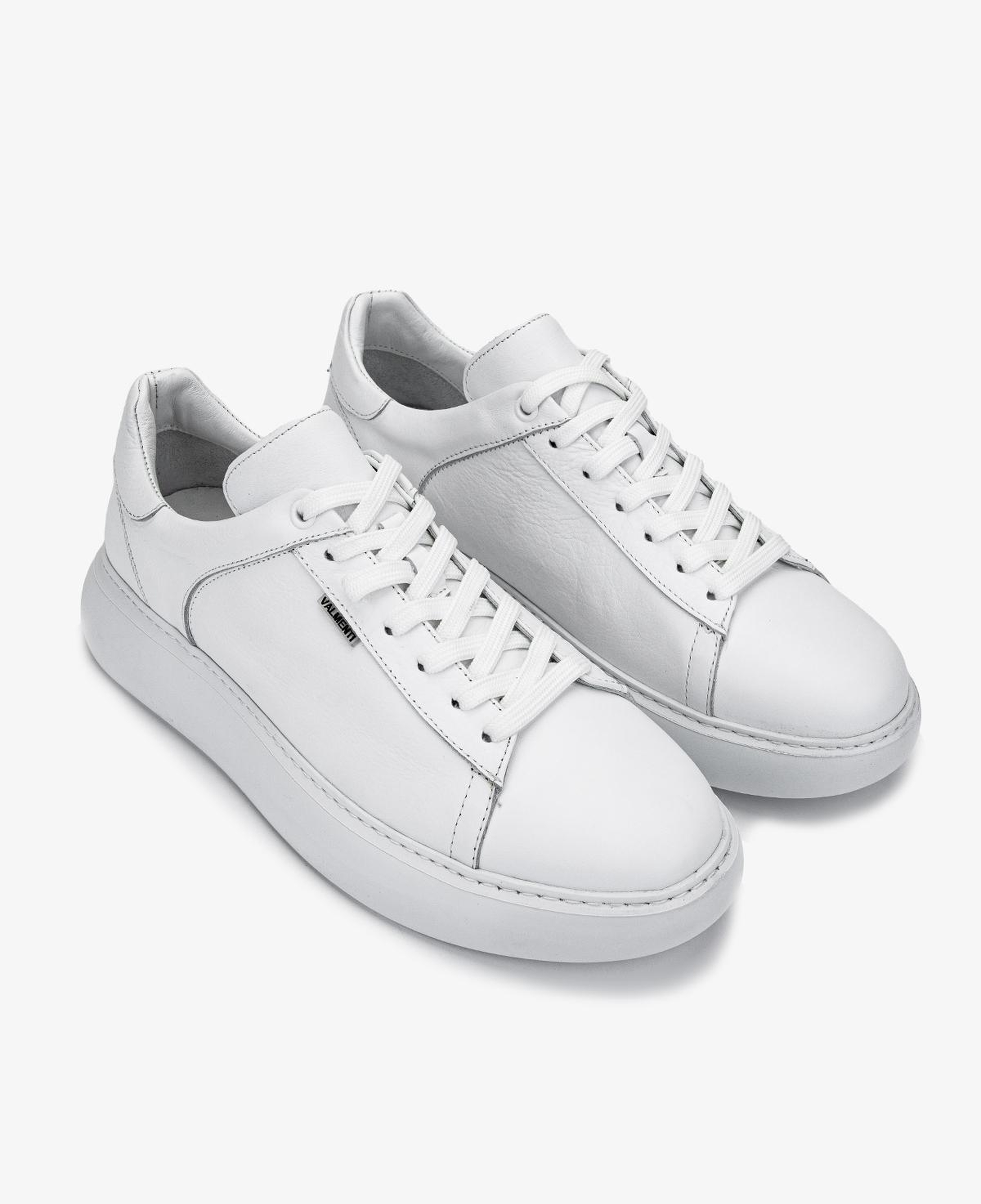 Valmenti Erkek Hakiki Deri Beyaz Sneakers & Spor Ayakkabı