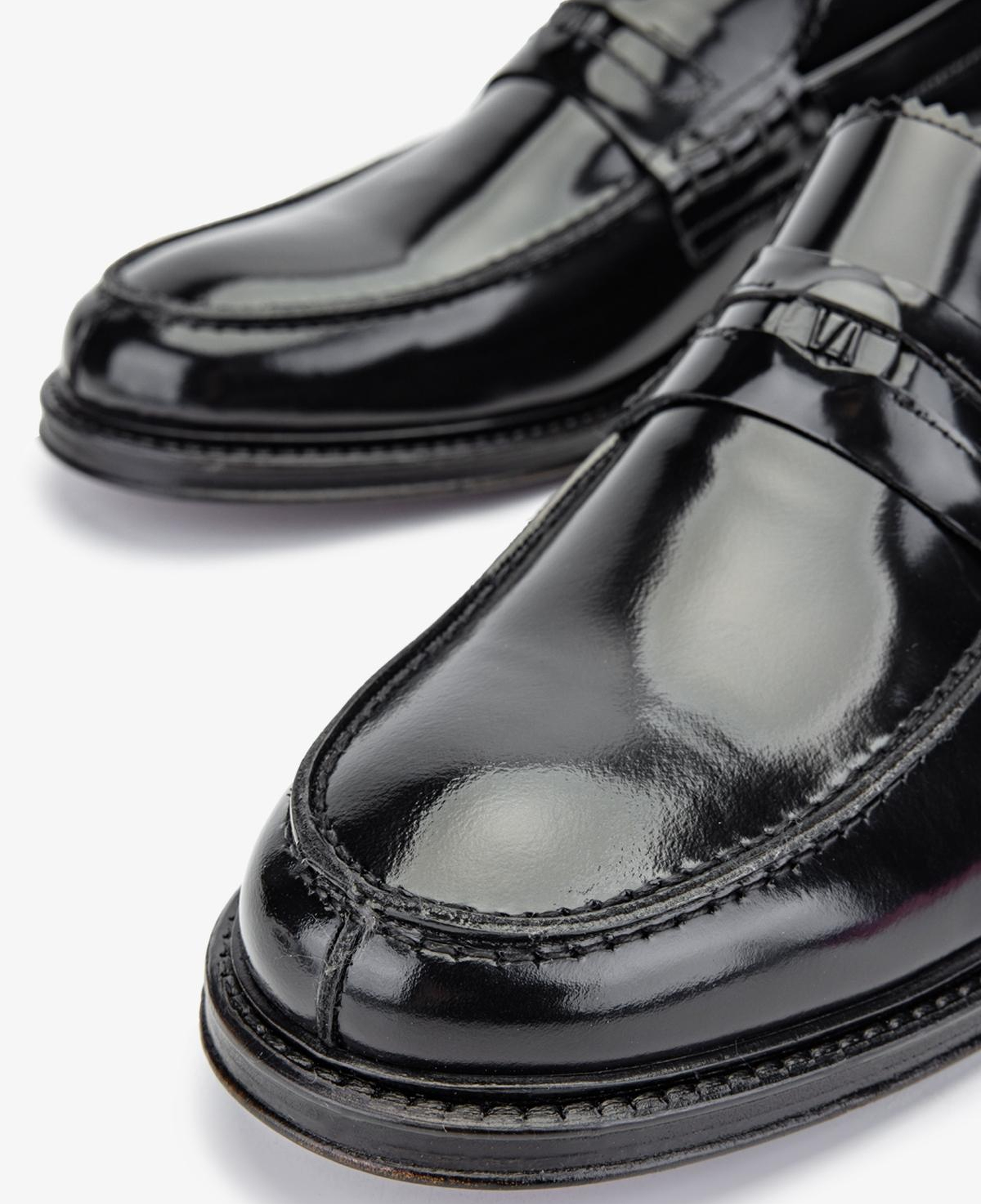 Valmenti Erkek Hakiki Deri Siyah Açma Loafer Ayakkabı