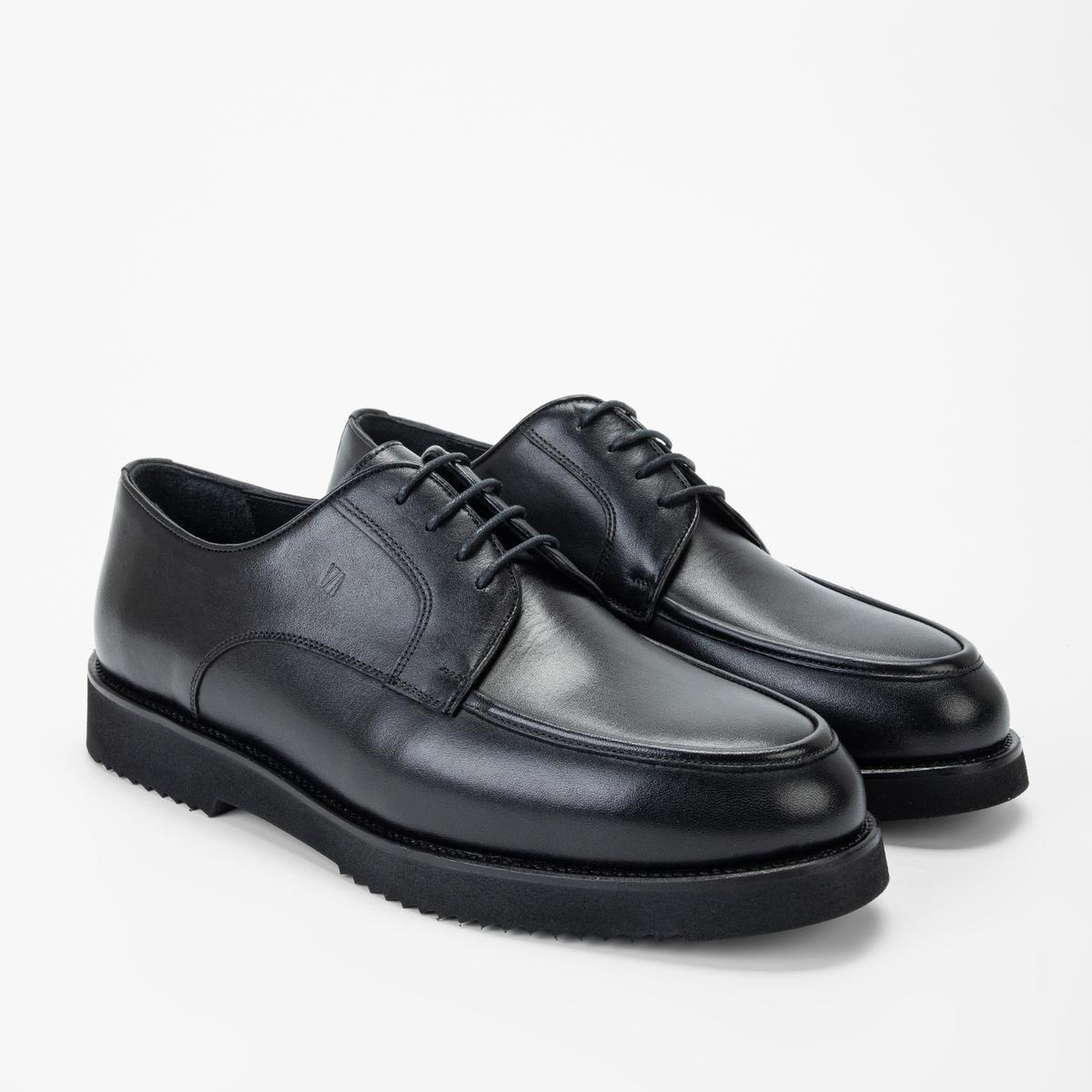 Valmenti Erkek Hakiki Deri Siyah Klasik Ayakkabı