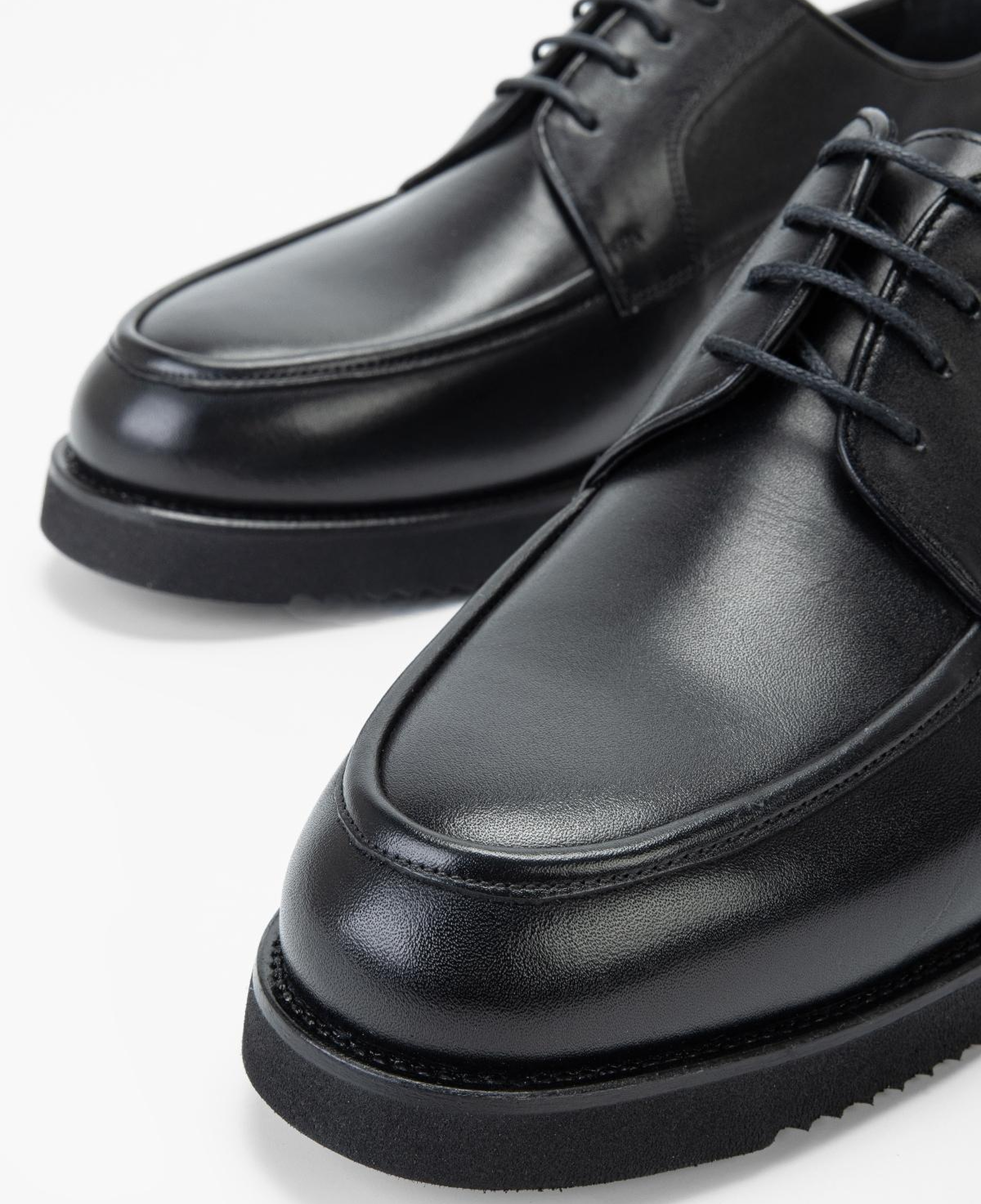 Valmenti Erkek Hakiki Deri Siyah Klasik Ayakkabı