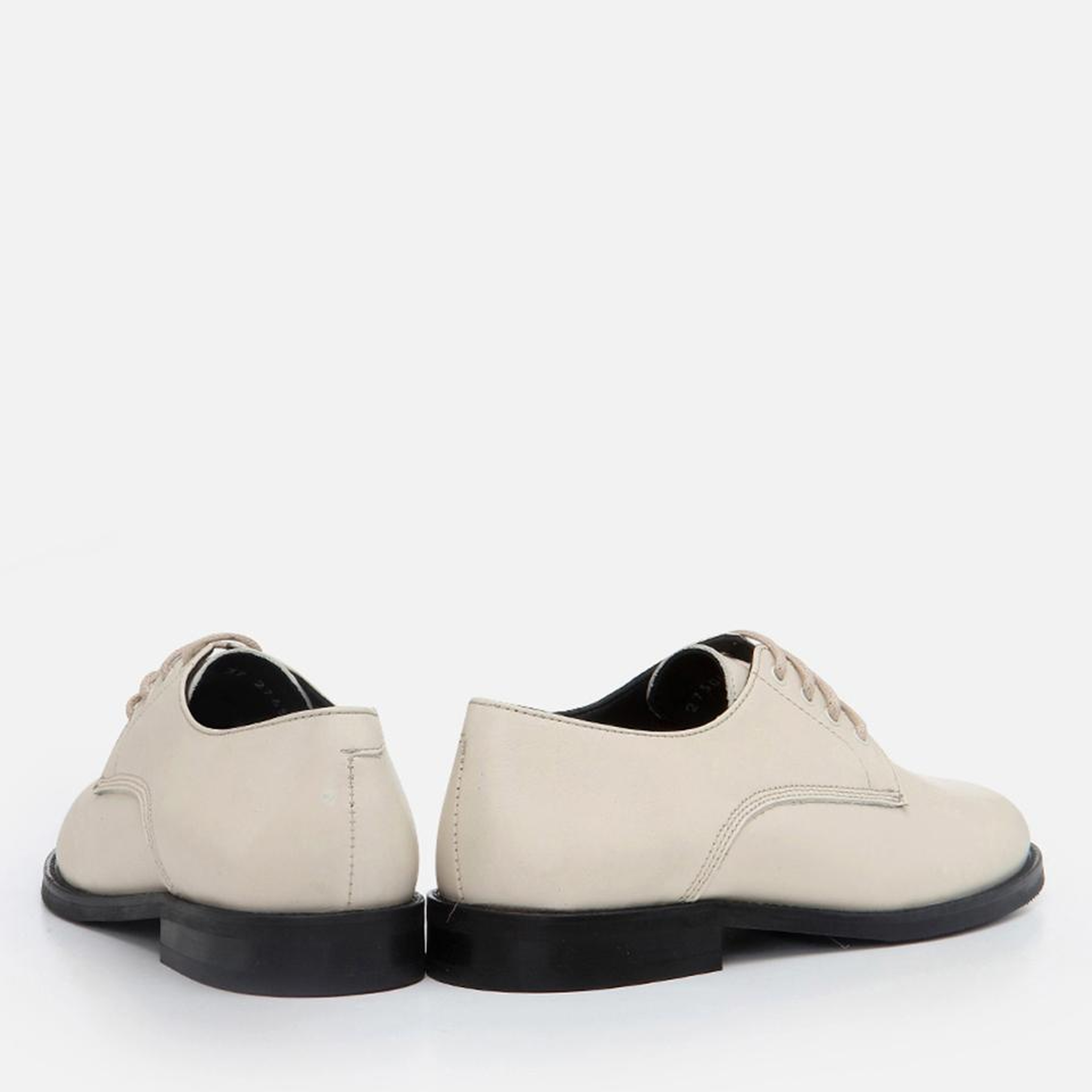 Kadın Deri Ekru Oxford