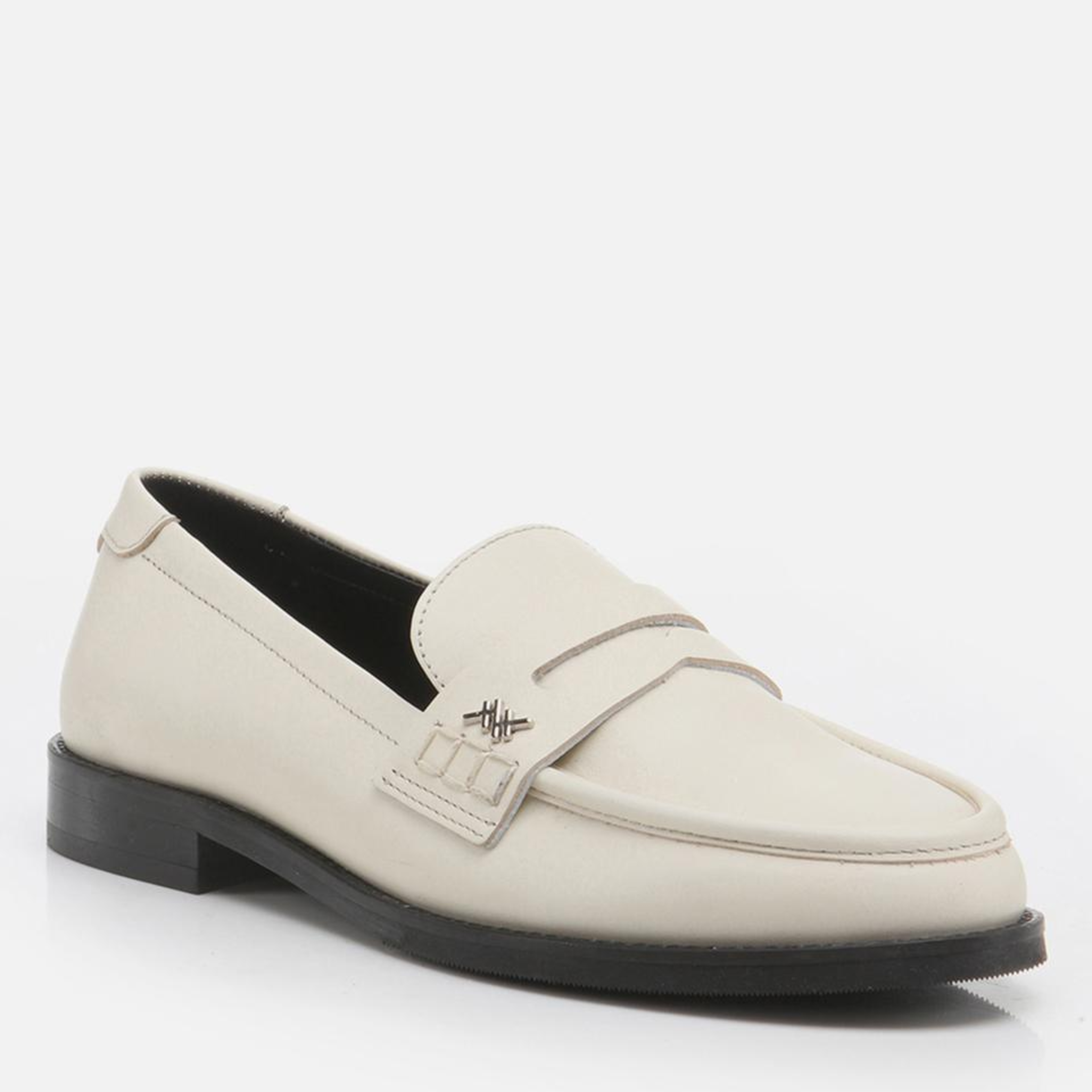 Kadın Deri Ekru Loafer