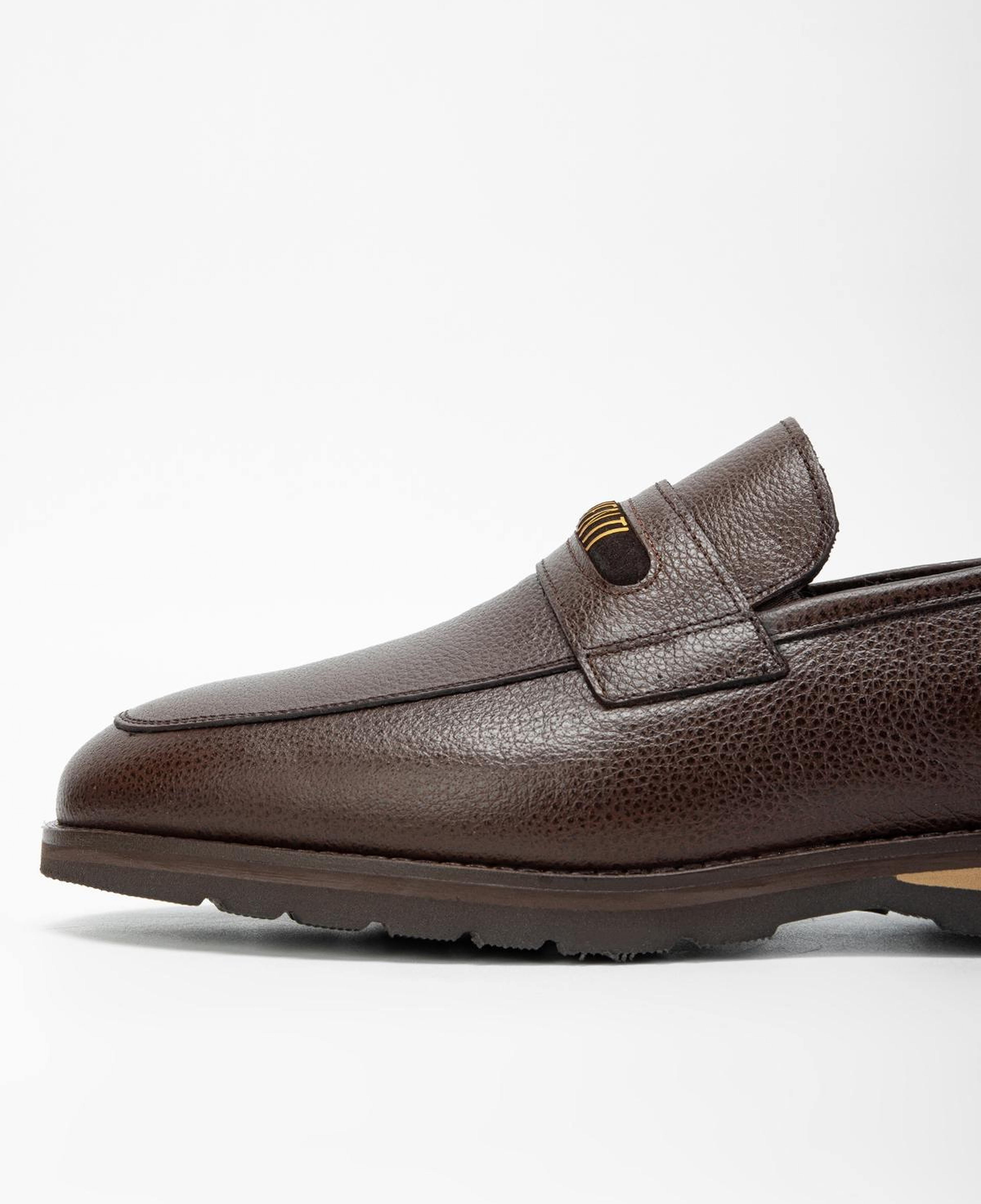 Valmenti Erkek Hakiki Deri Kahverengi Loafer Ayakkabı