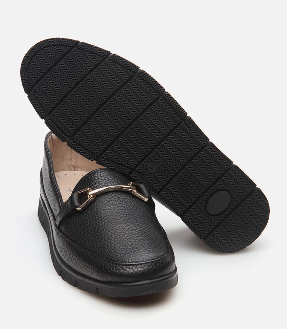 Kadın Deri Siyah Loafer