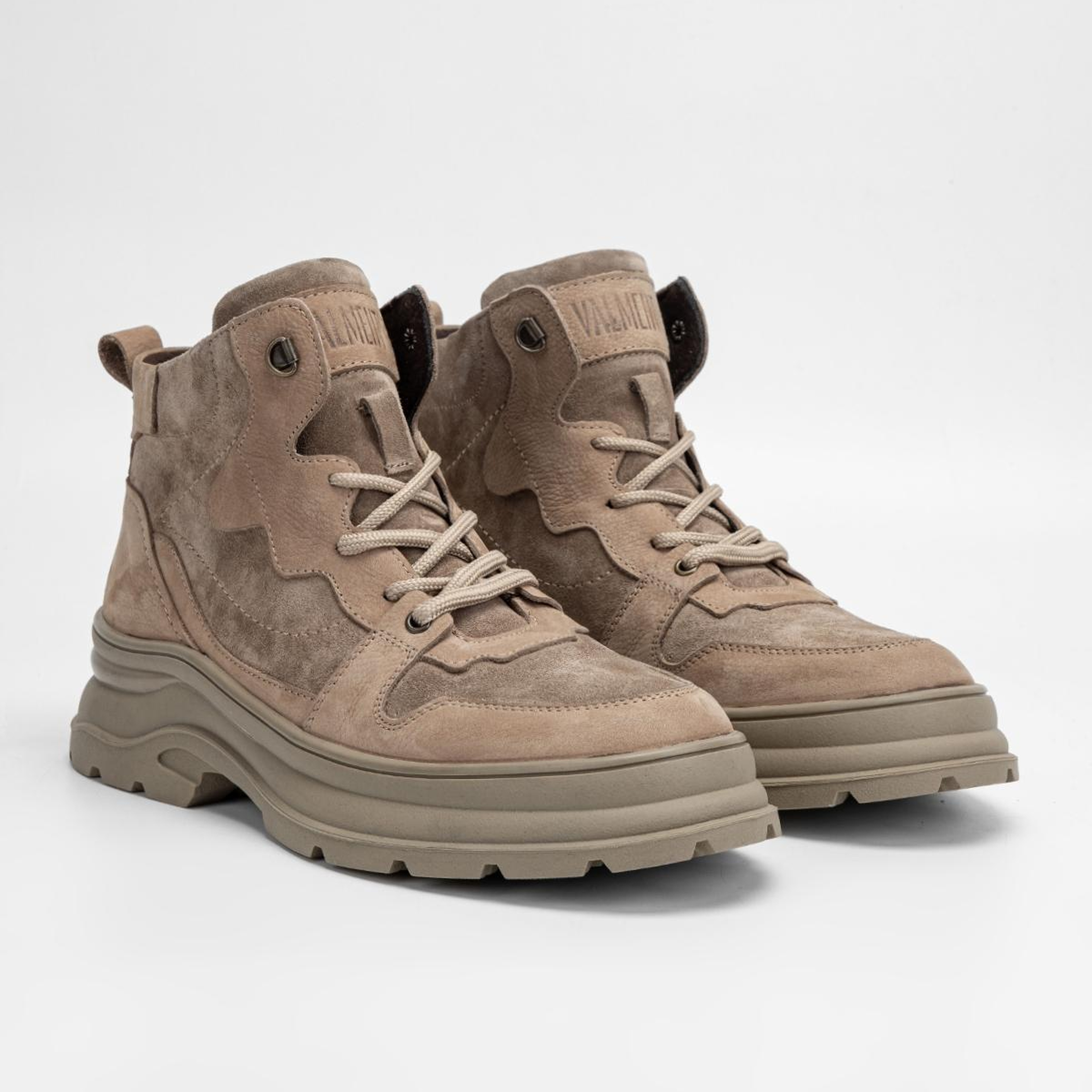 Valmenti Erkek Hakiki Deri Vizon Nubuk Casual Bot