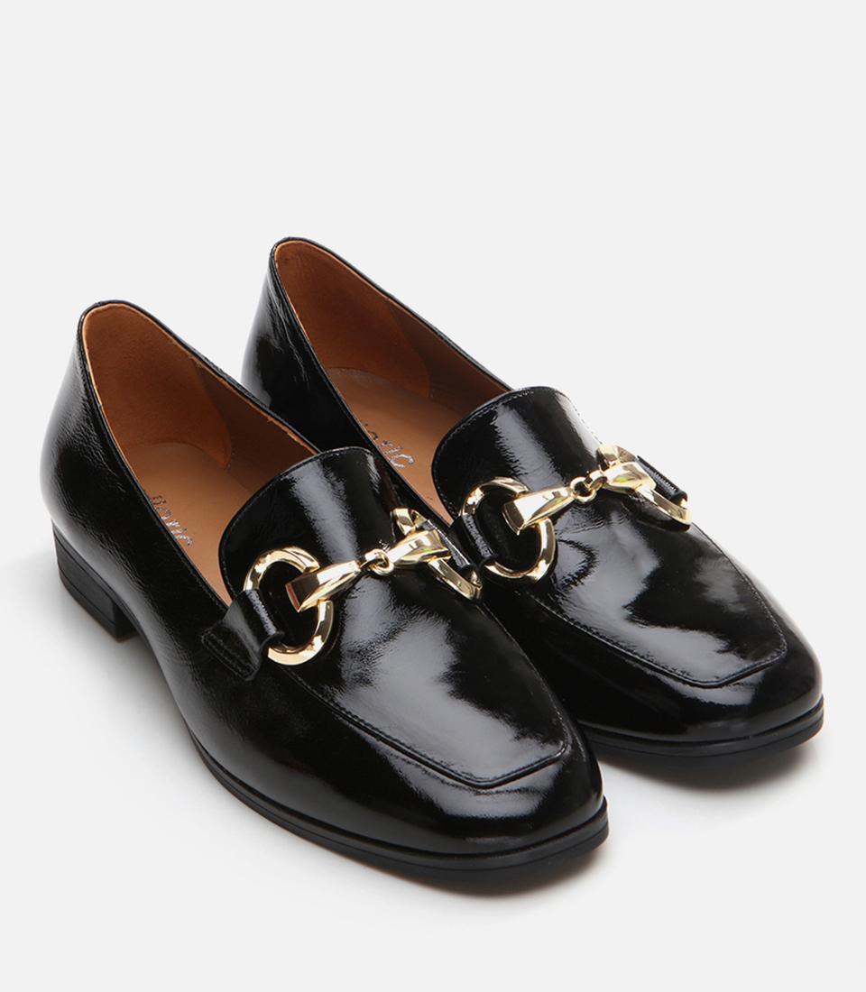 Kadın Deri Siyah Loafer