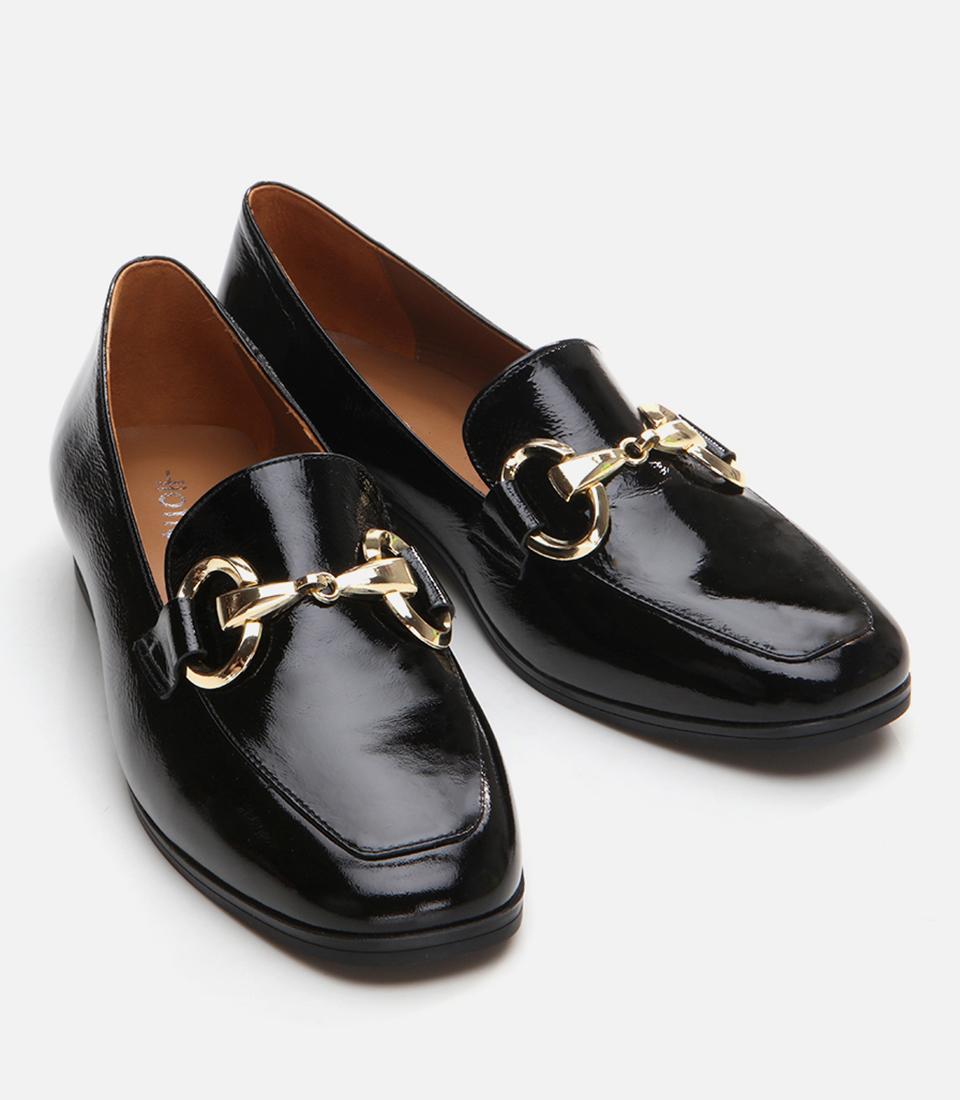 Kadın Deri Siyah Loafer