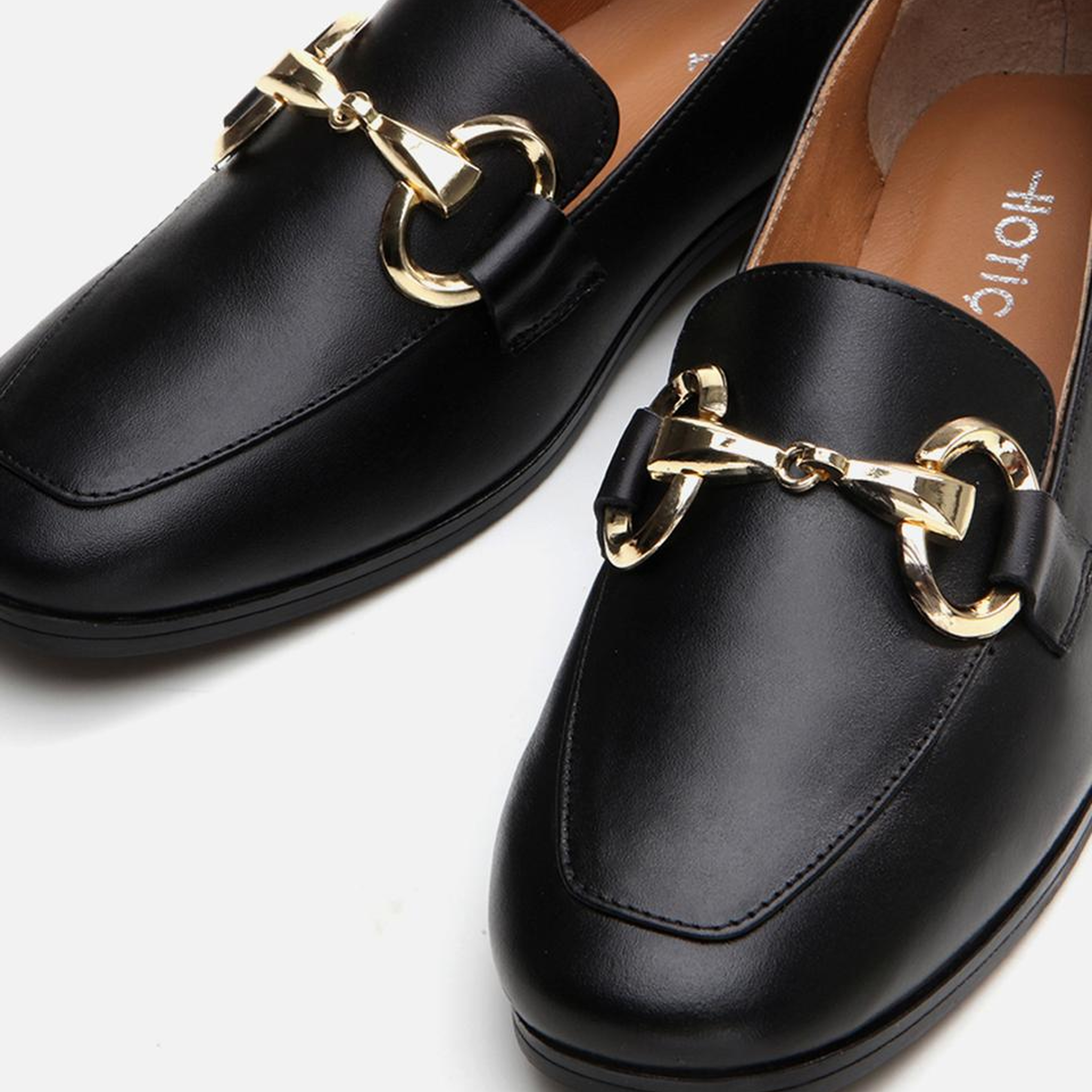 Kadın Deri Siyah Loafer