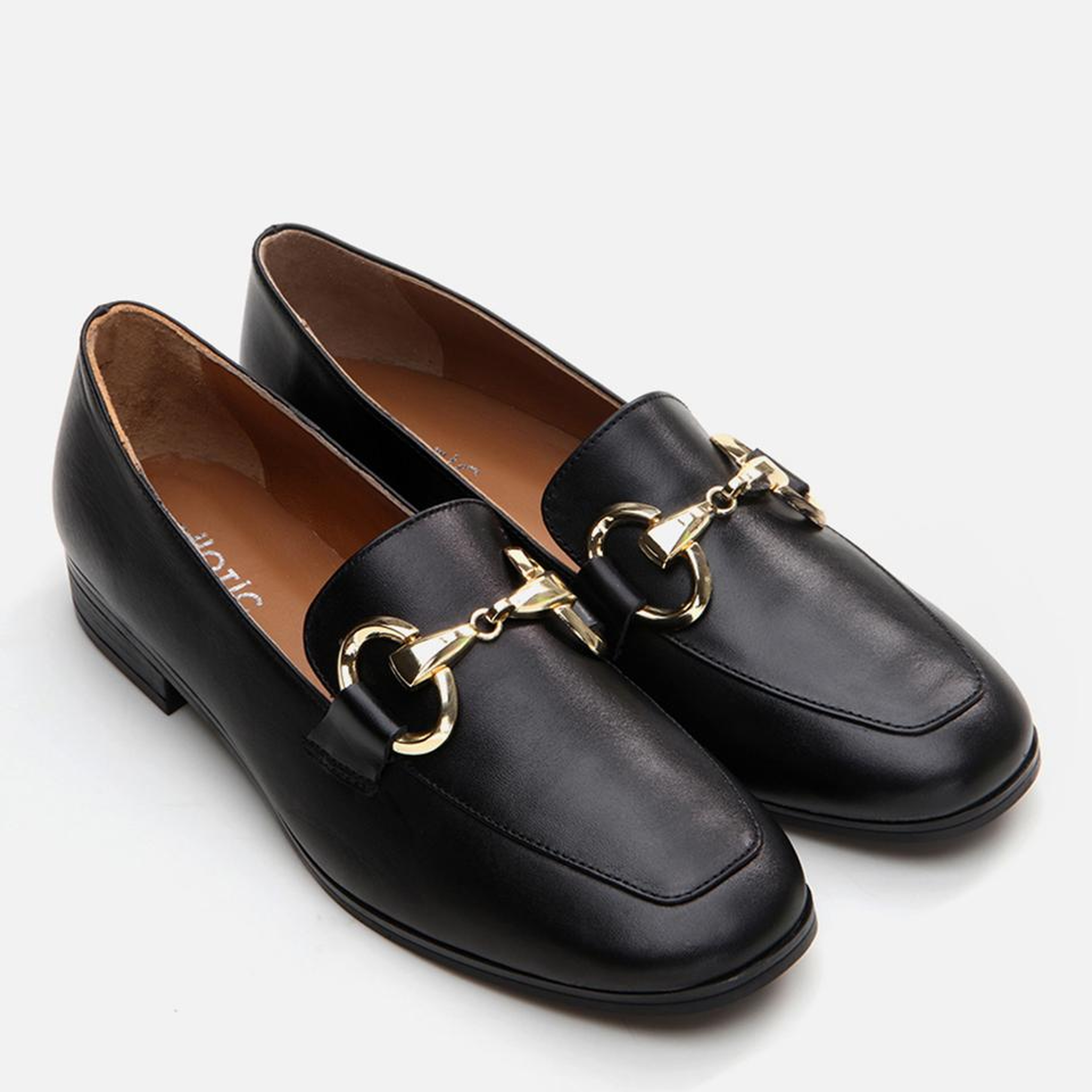 Kadın Deri Siyah Loafer