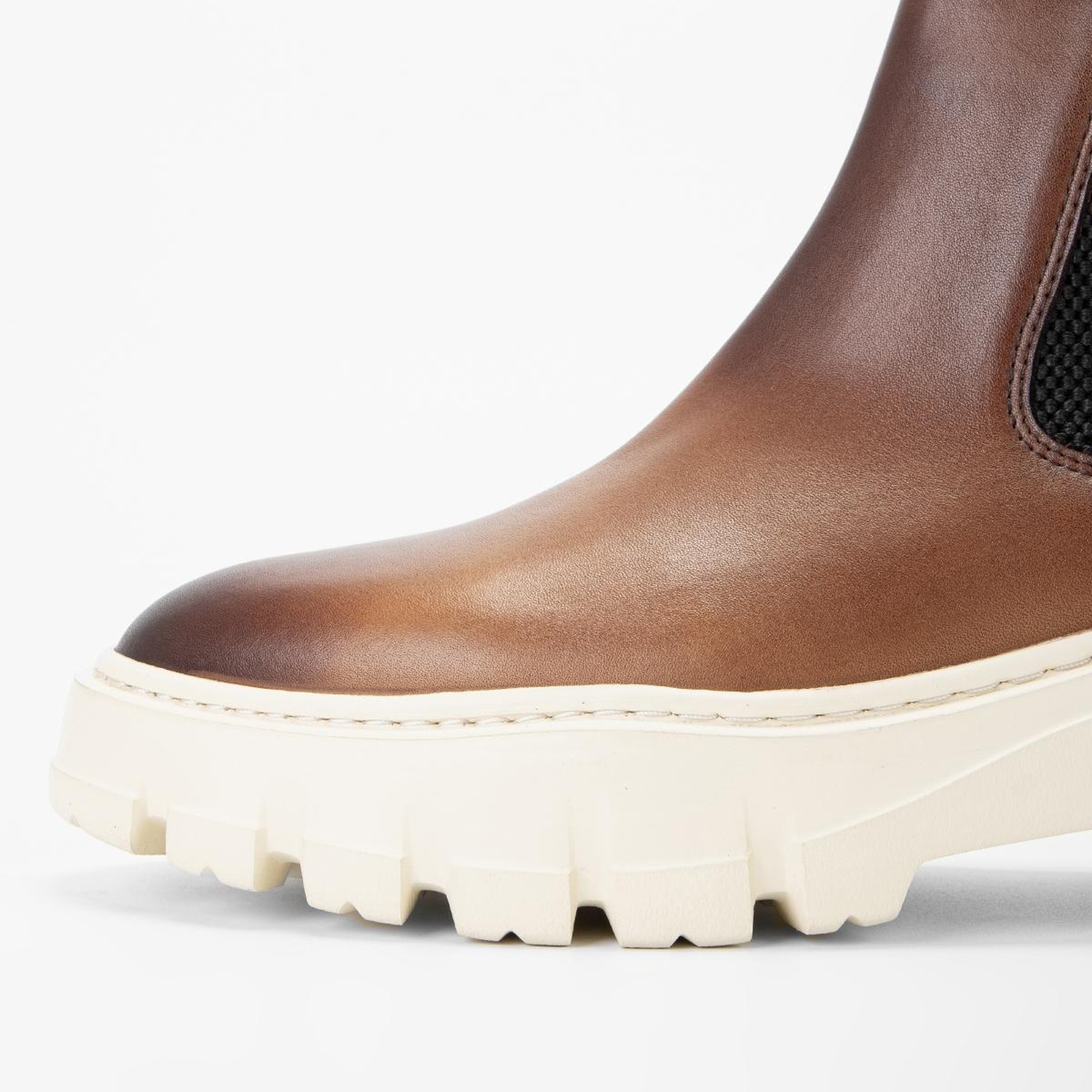 Valmenti Erkek Hakiki Deri Kahverengi Casual Bot