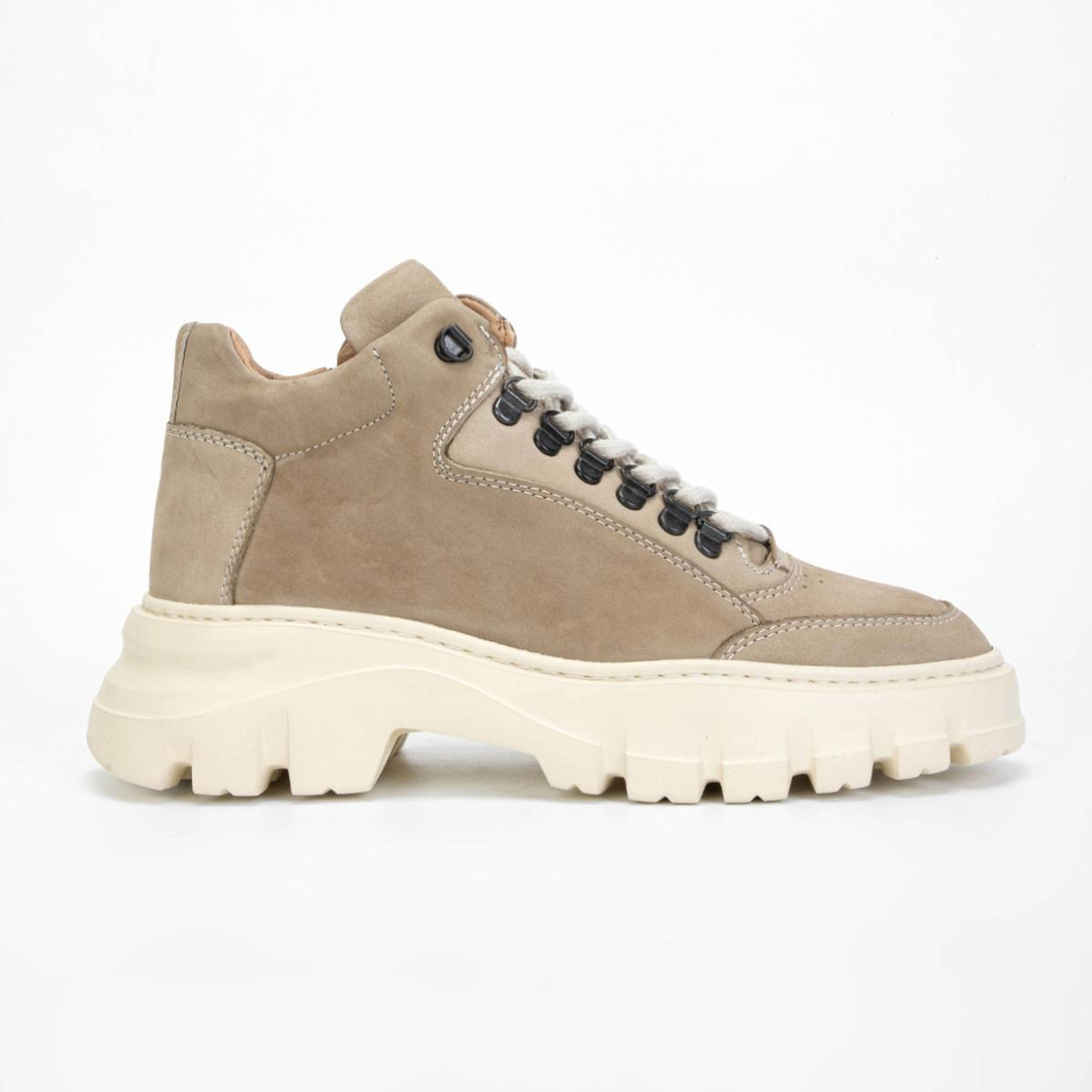 Valmenti Erkek Hakiki Deri Bej Casual Bot