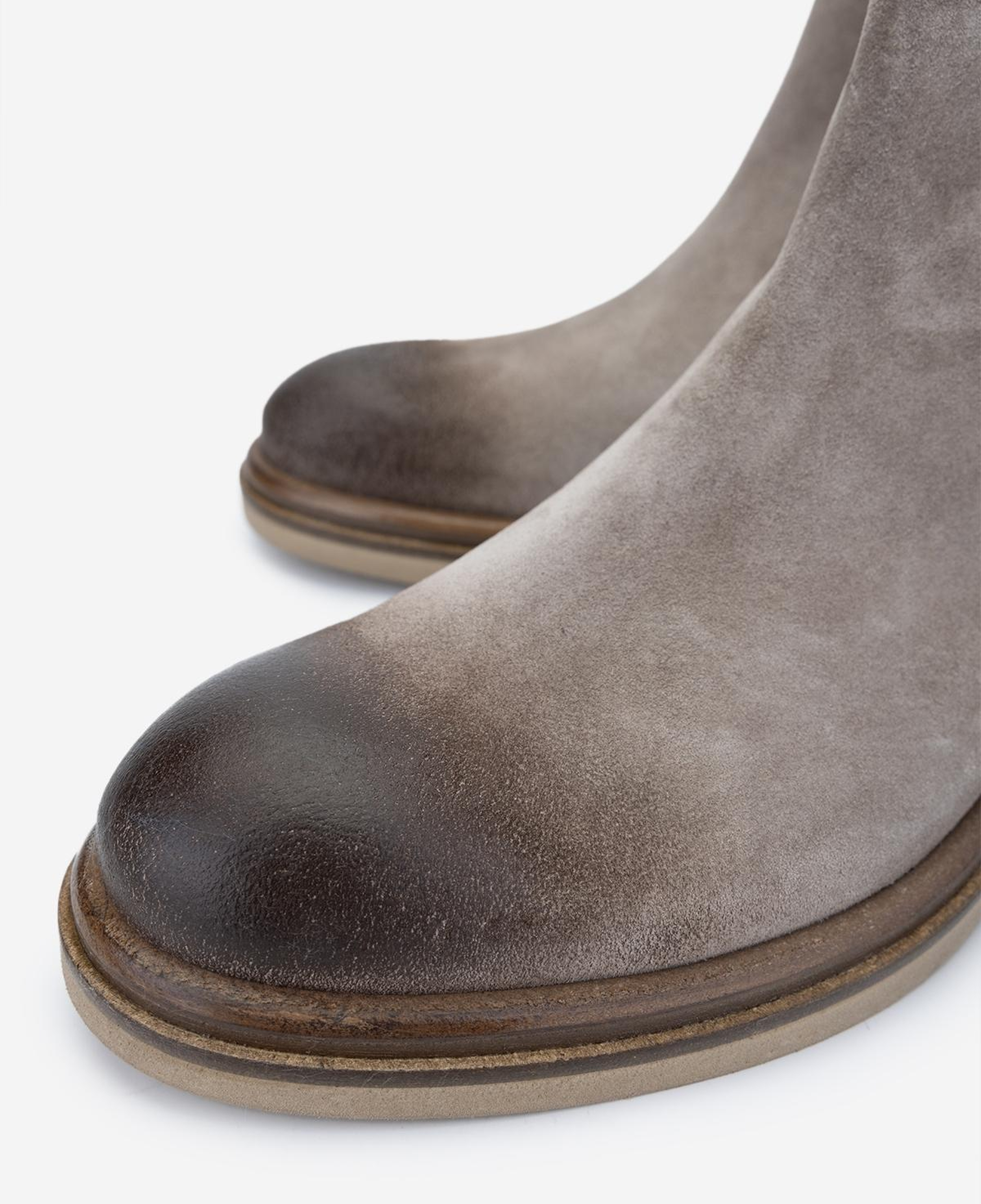 Valmenti Erkek Hakiki Deri Bej Süet Casual Bot