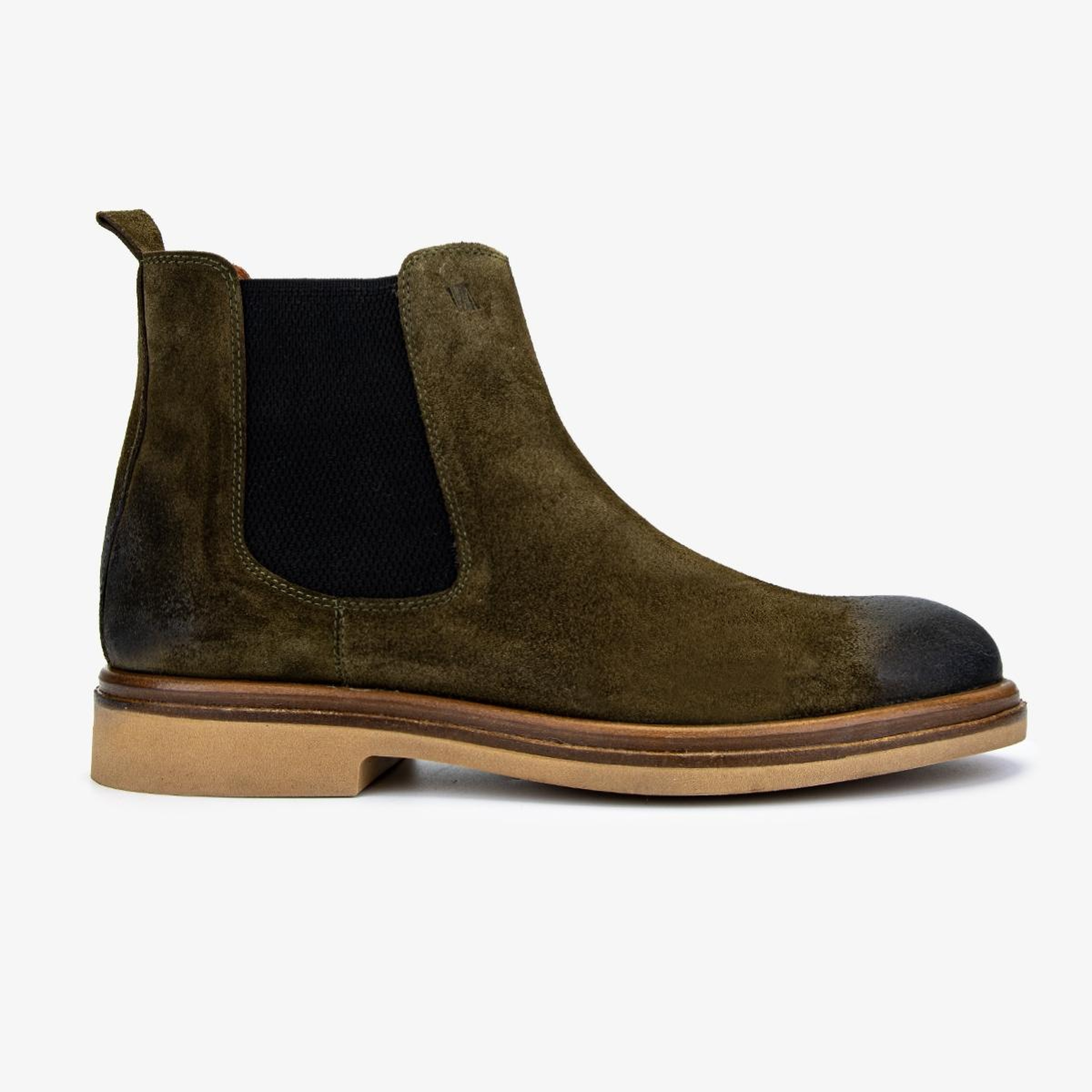 Valmenti Erkek Hakiki Deri Yeşil Casual Bot