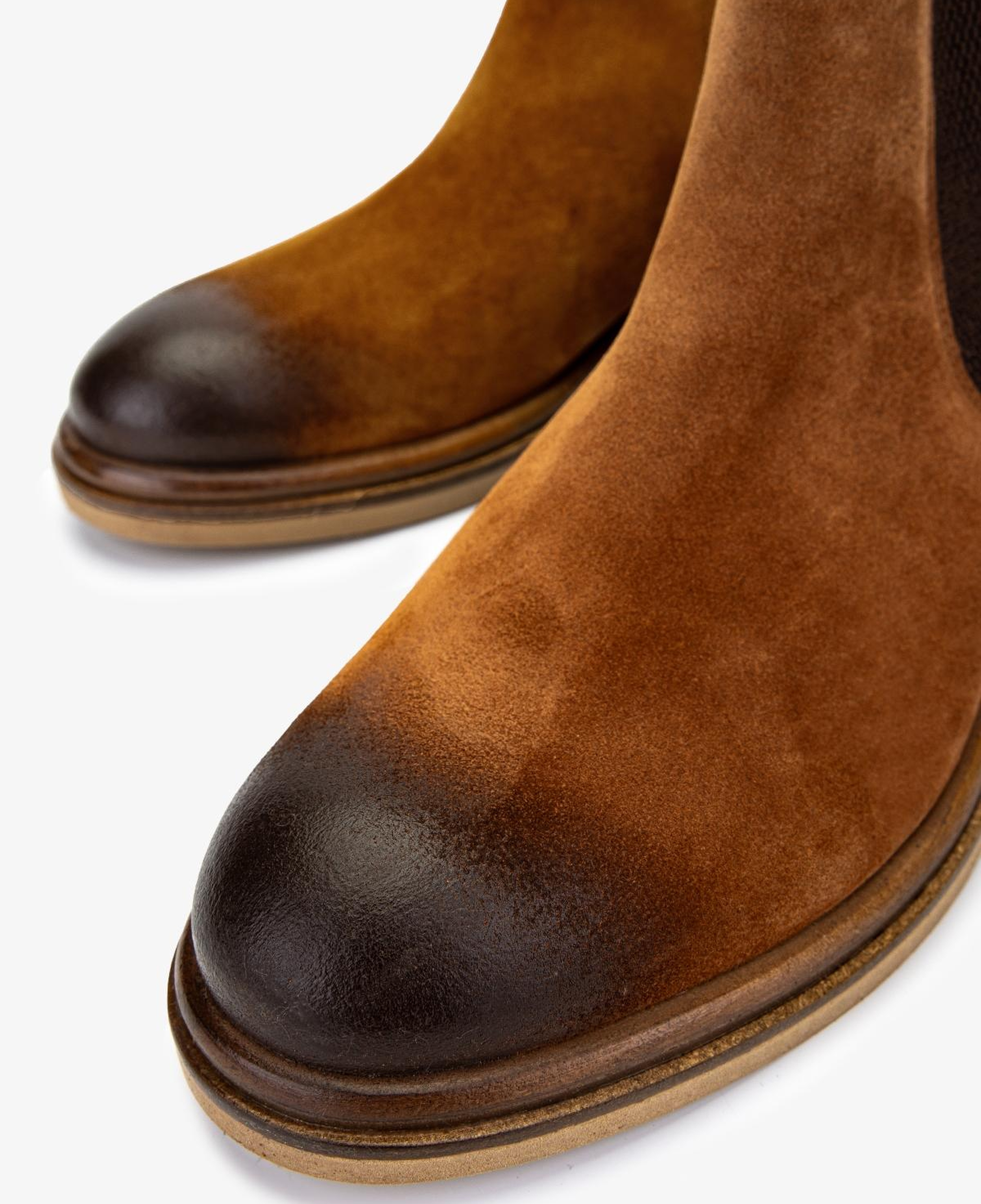 Valmenti Erkek Hakiki Deri Taba Süet Casual Bot