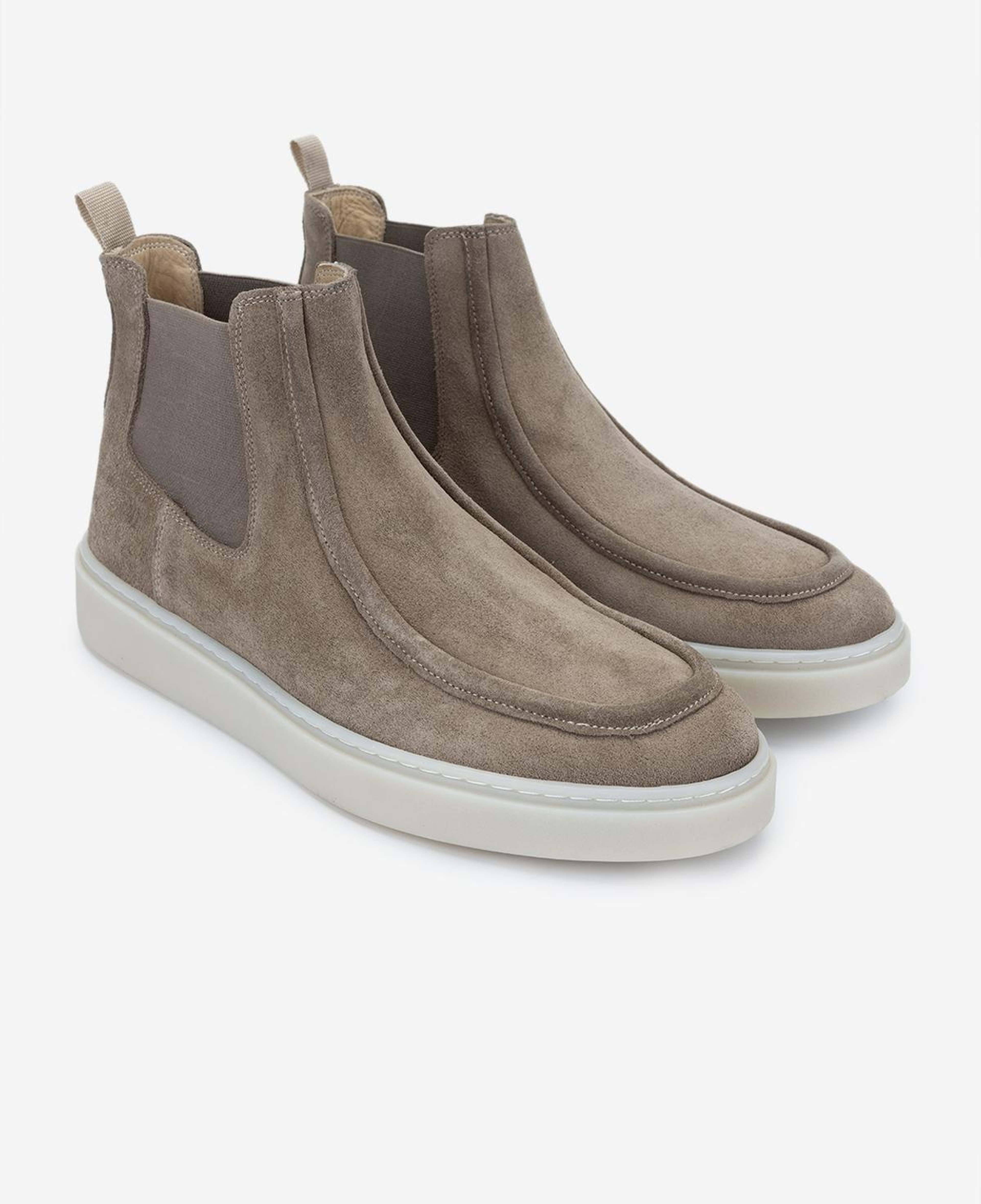 Valmenti Erkek Hakiki Deri Vizon Süet Casual Bot