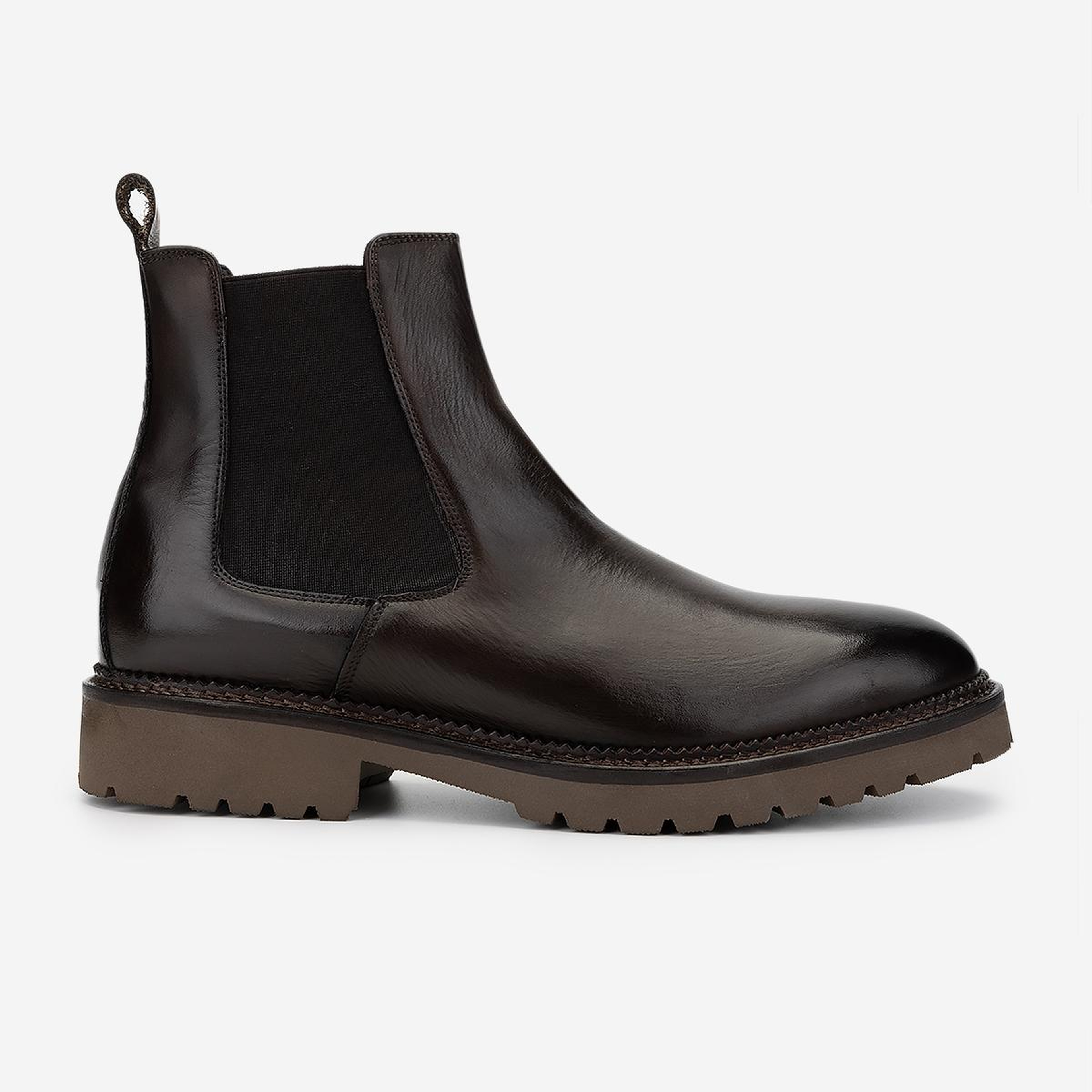 Valmenti Erkek Hakiki Deri Kahverengi Casual Bot