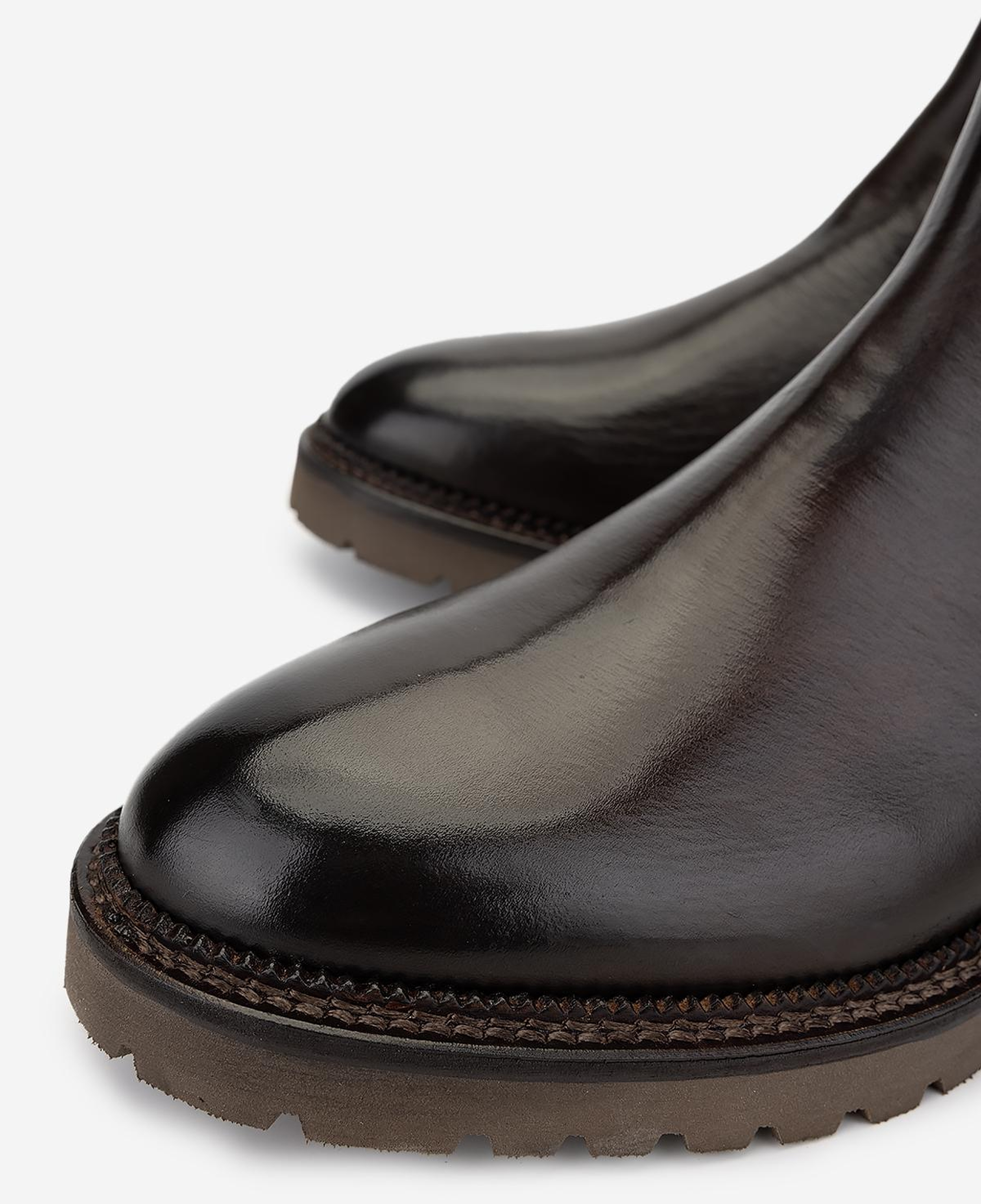 Valmenti Erkek Hakiki Deri Kahverengi Casual Bot