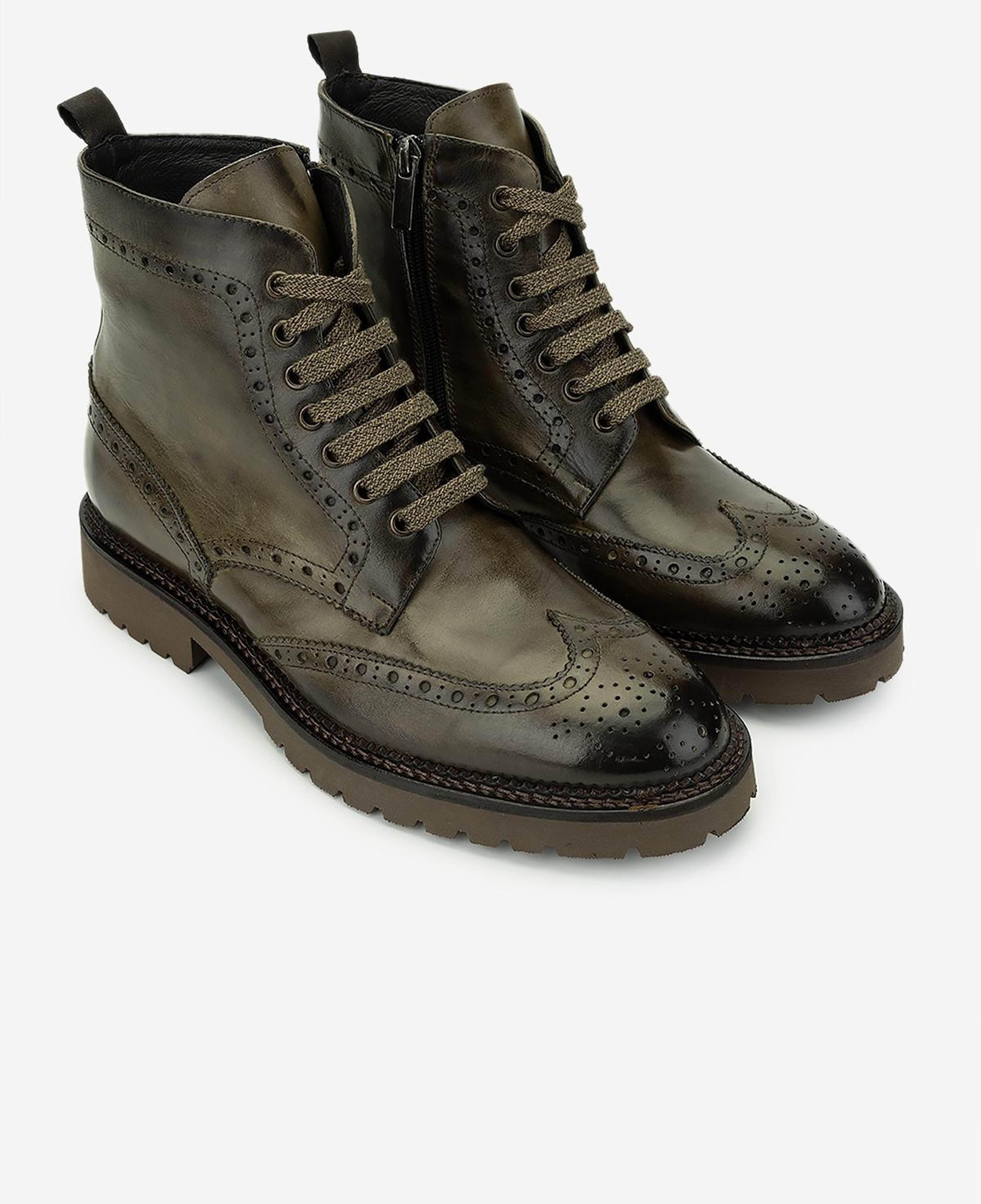 Valmenti Erkek Hakiki Deri Multi Renk Casual Bot