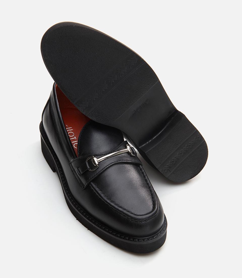 Kadın Deri Siyah Loafer