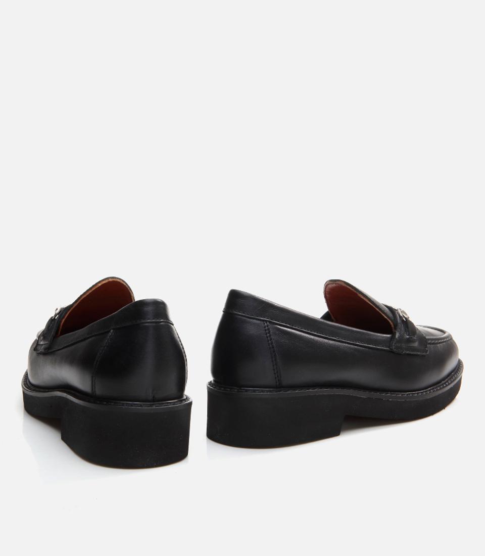Kadın Deri Siyah Loafer