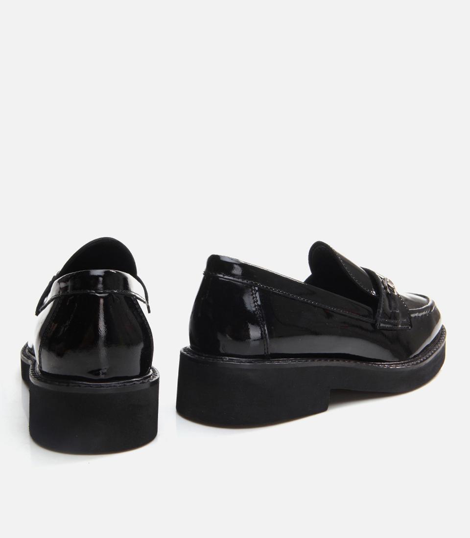 Kadın Deri Siyah Loafer