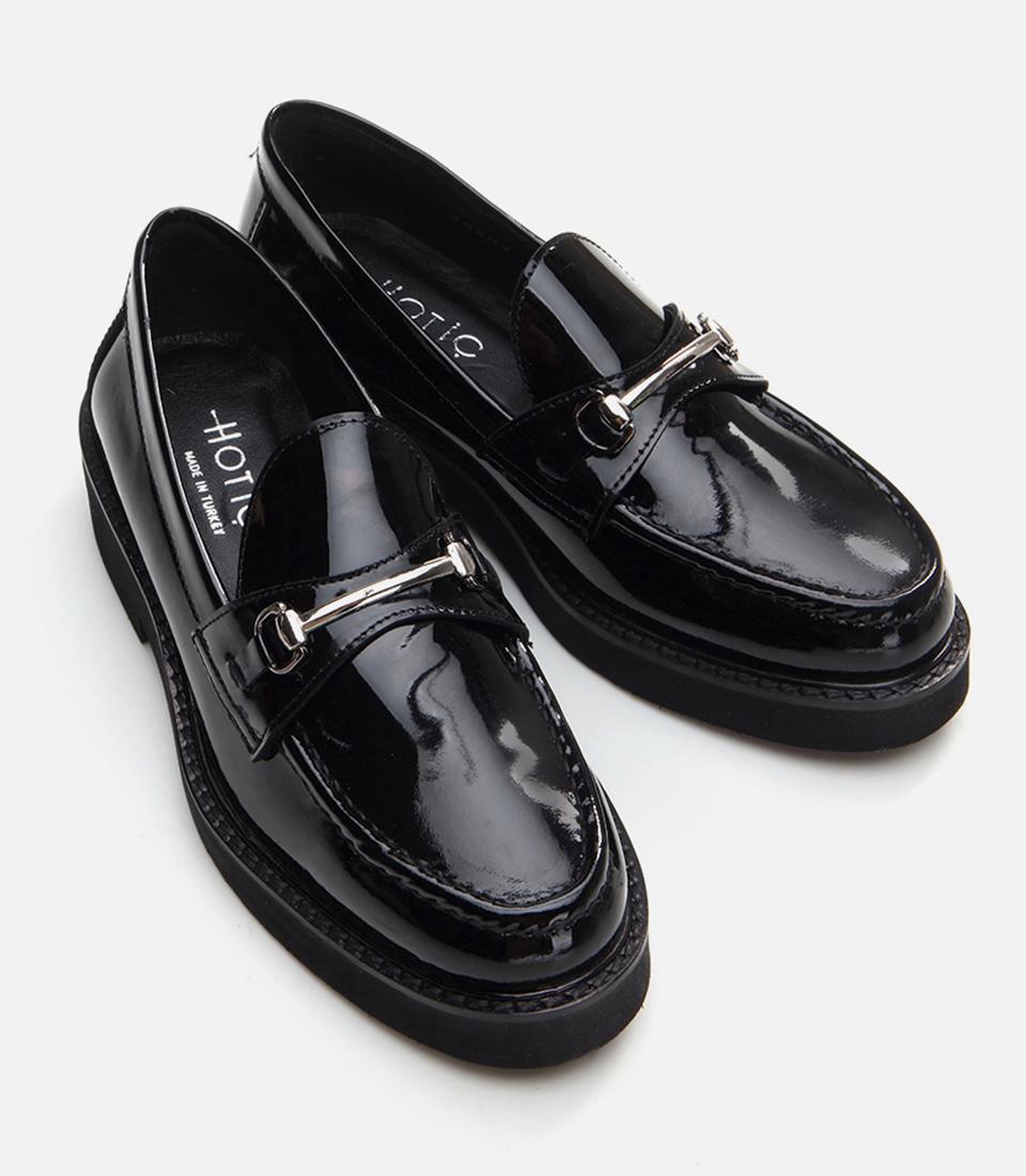 Kadın Deri Siyah Loafer