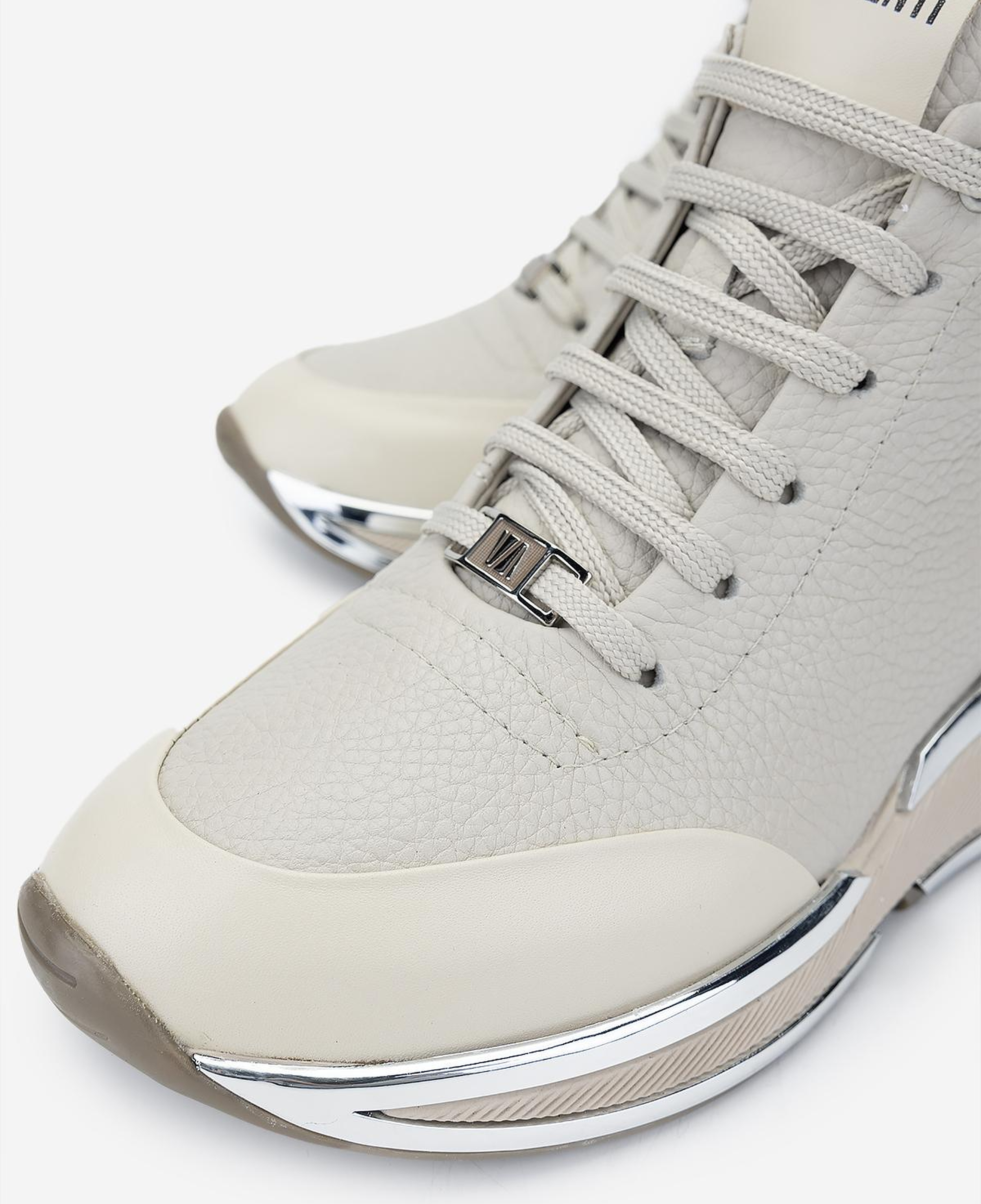 Valmenti Kadın Hakiki Deri Bej Düz Bot