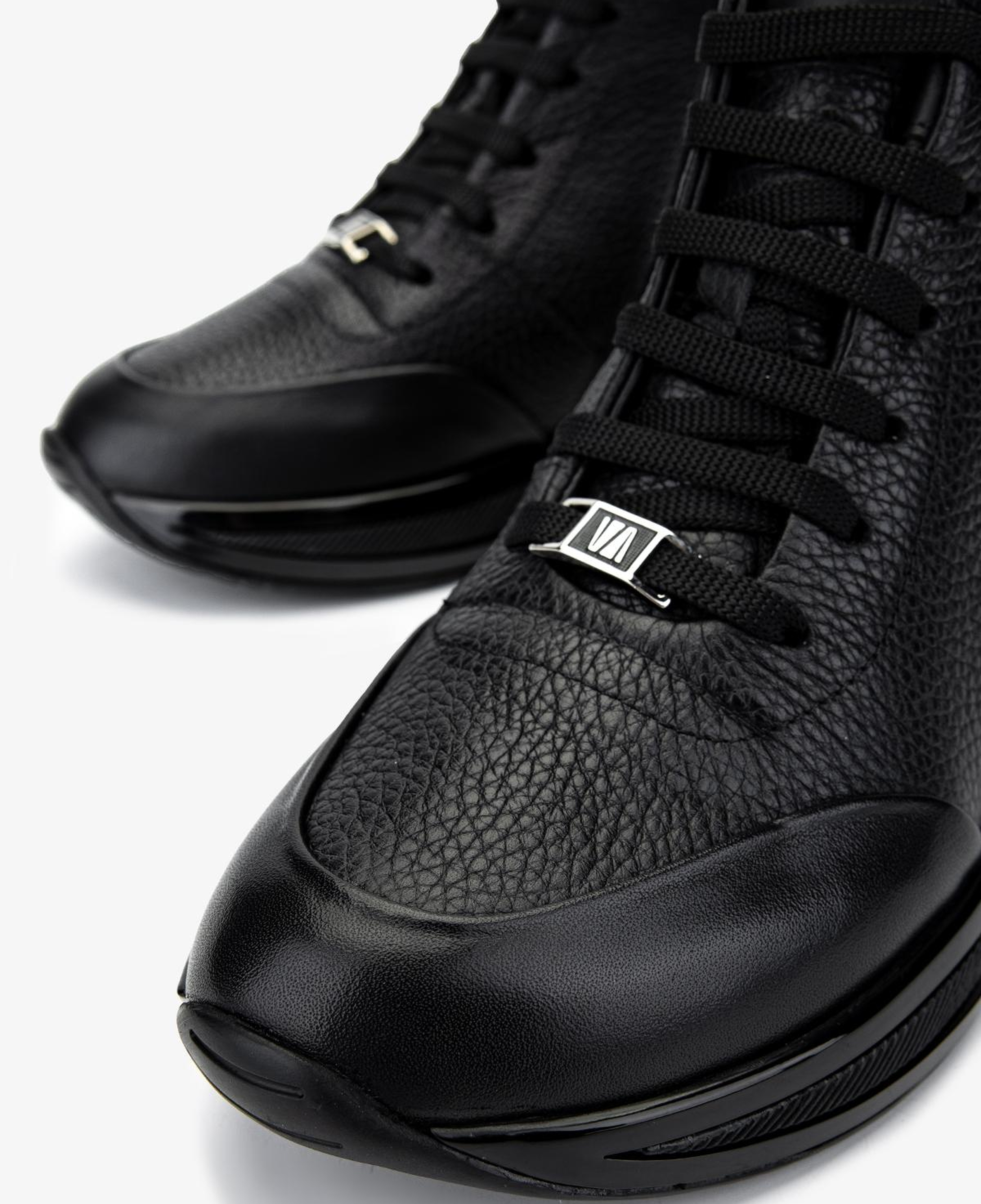 Valmenti Kadın Hakiki Deri Siyah Düz Bot