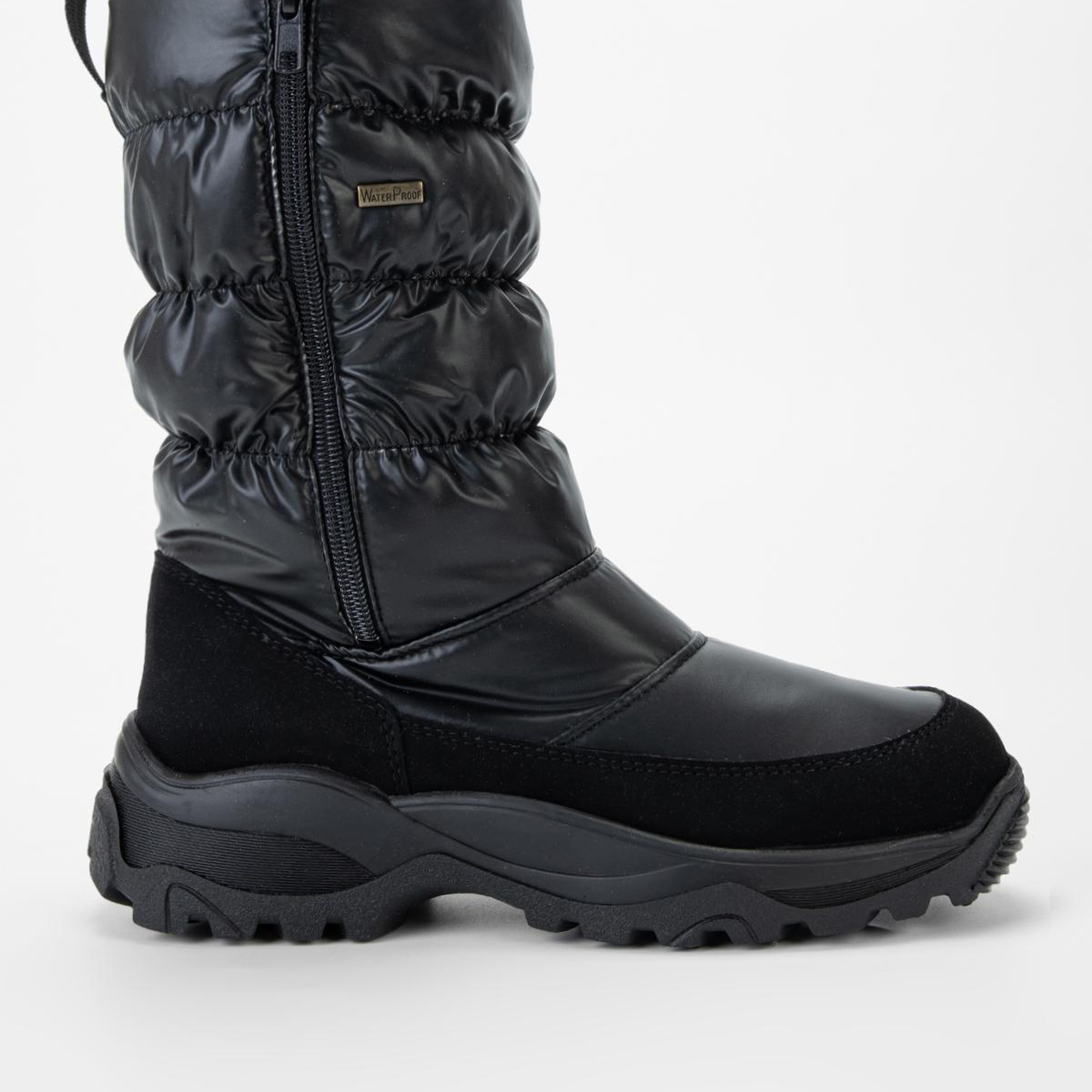 Othree Kadın Deri & Tekstil Siyah Kar Botu