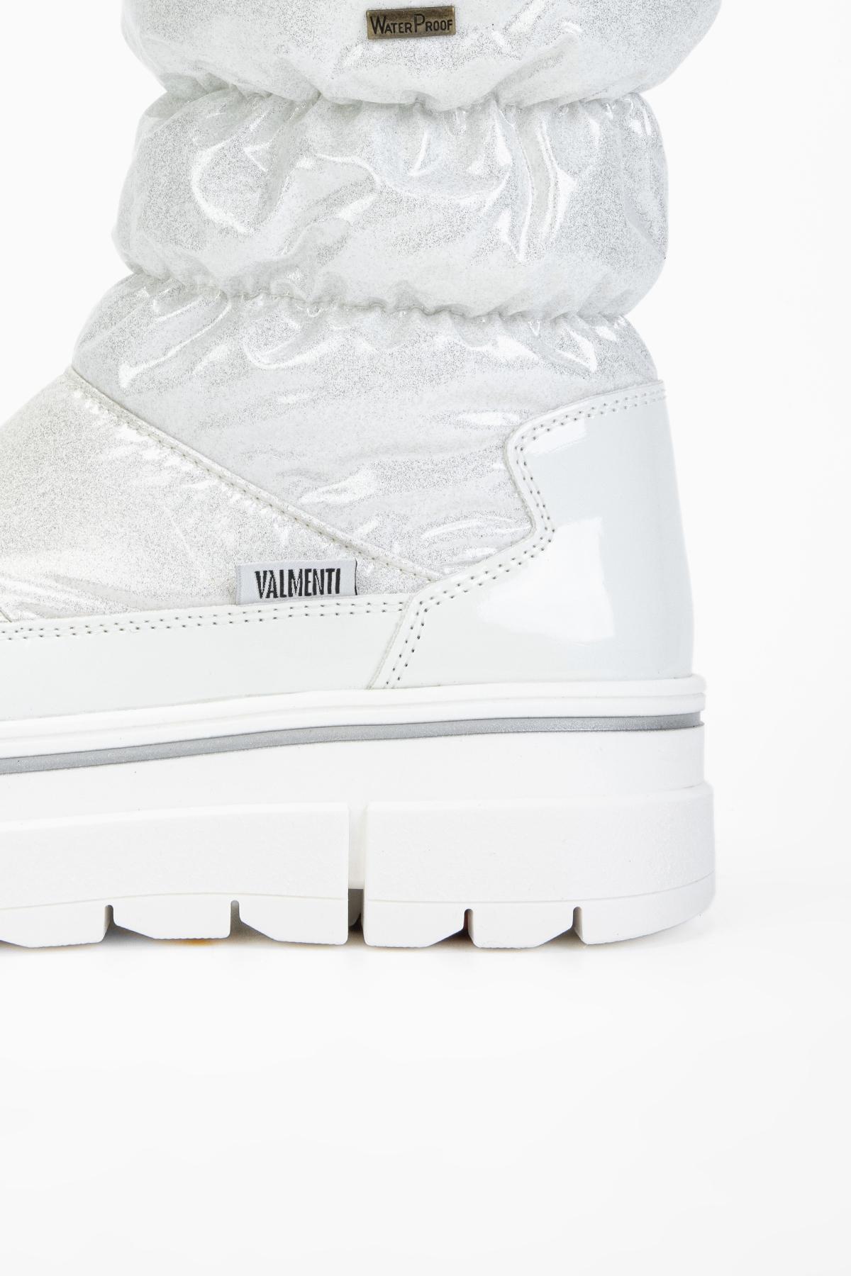 Othree Kadın Deri & Tekstil Beyaz Kar Botu